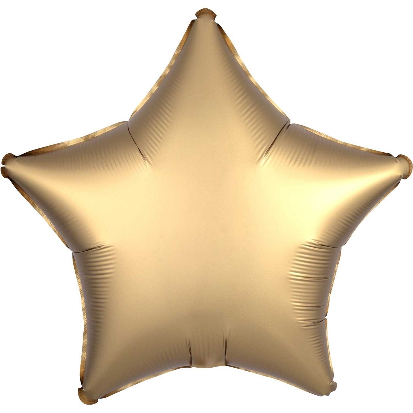 Star Shaped Gold Satin Luxe Foil Balloon 48cm