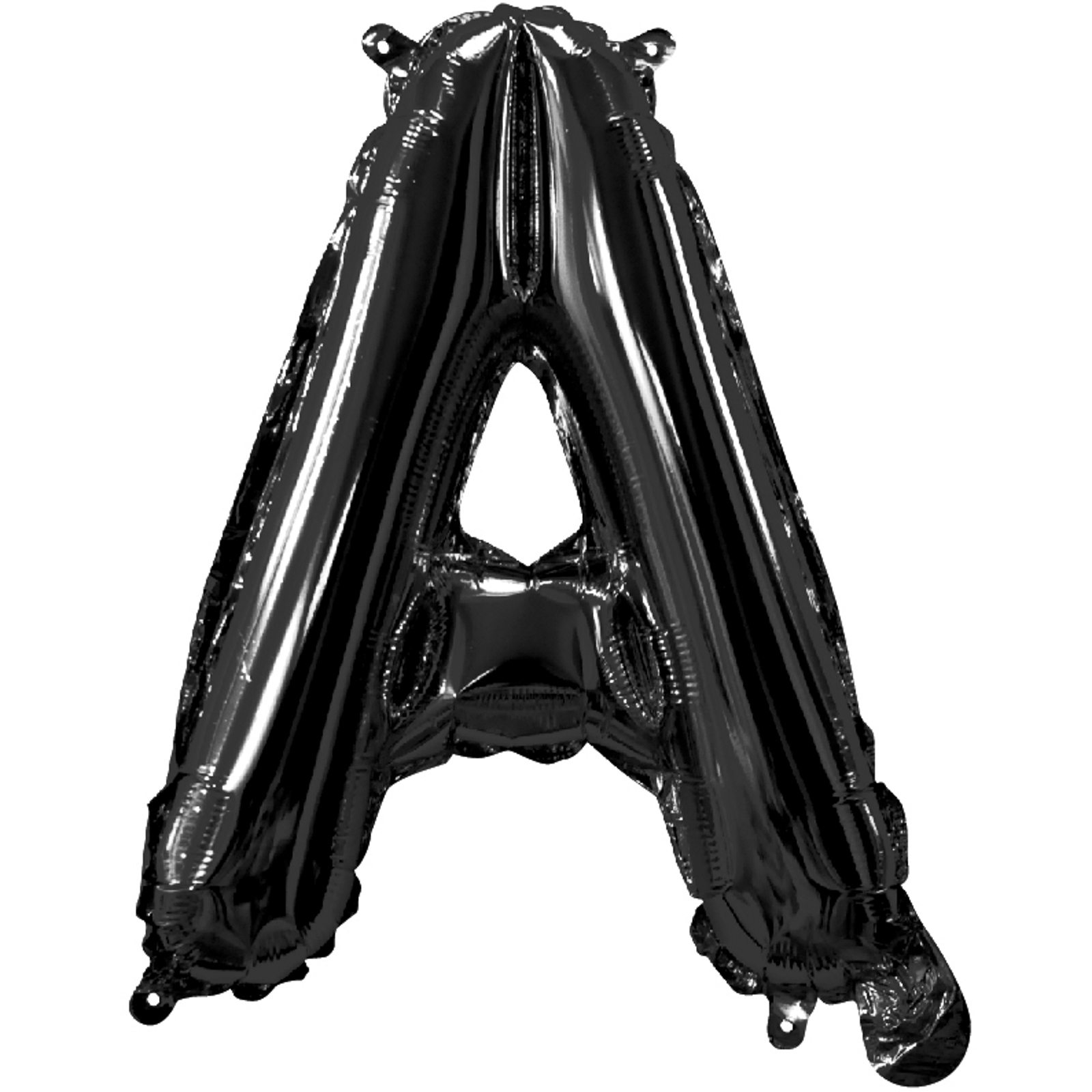 Black Letter A Foil Air Fill Balloon (35cm)