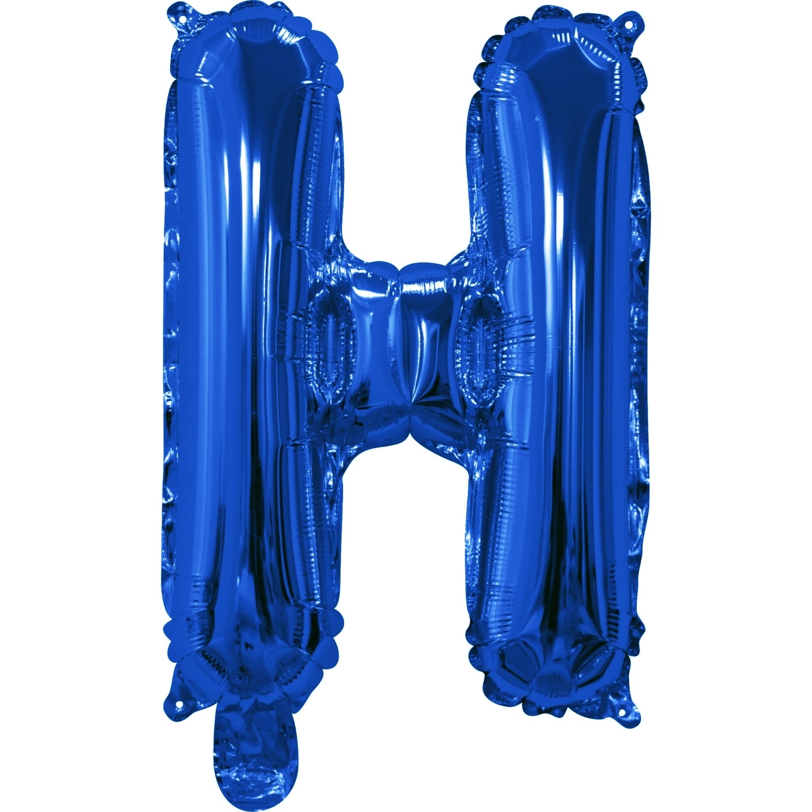 Blue Letter H Foil Air Fill Balloon 35cm