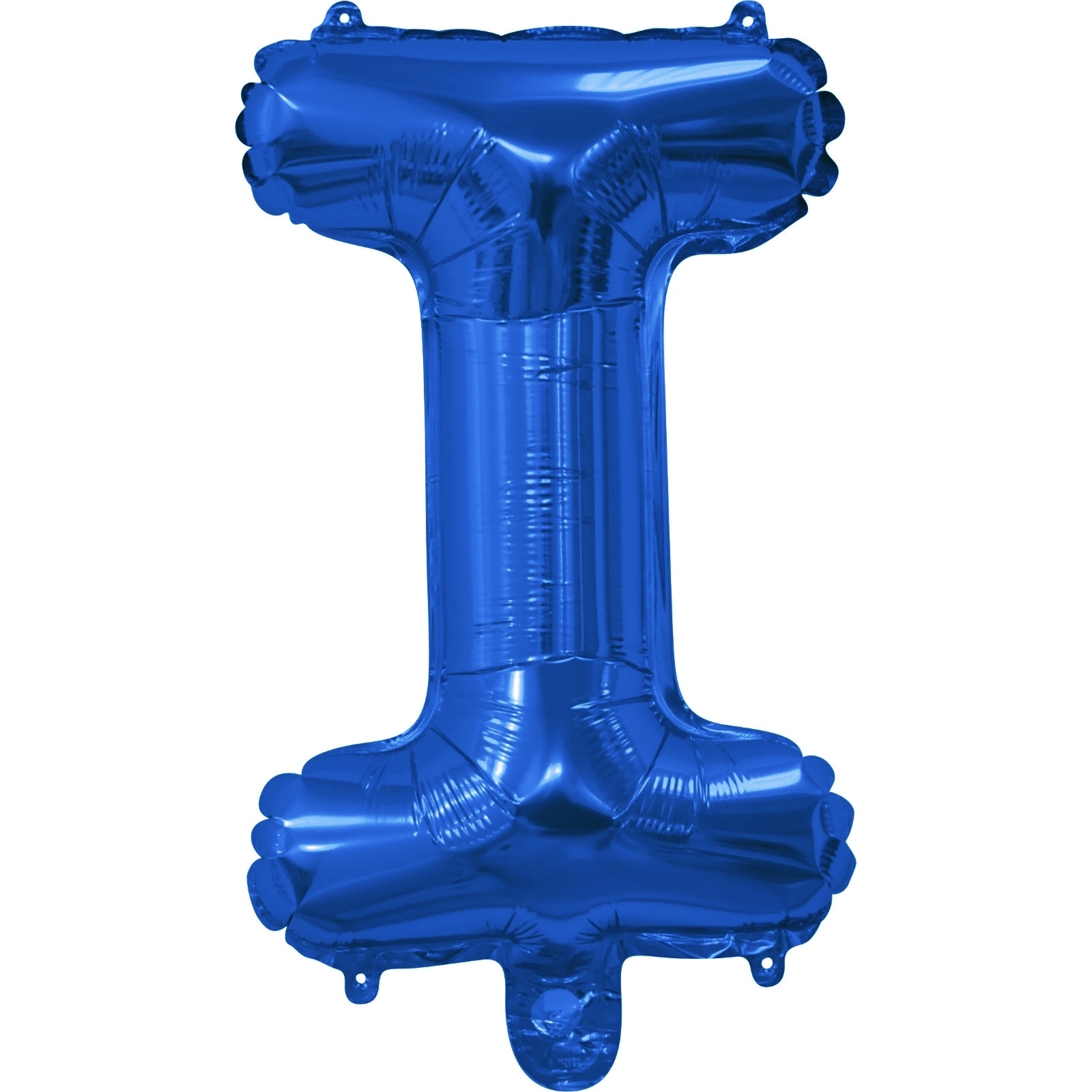 Blue Letter I Foil Air Fill Balloon 35cm