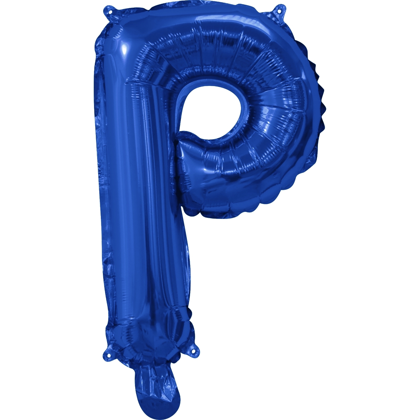 Blue Letter P Foil Air Fill Balloon 35cm