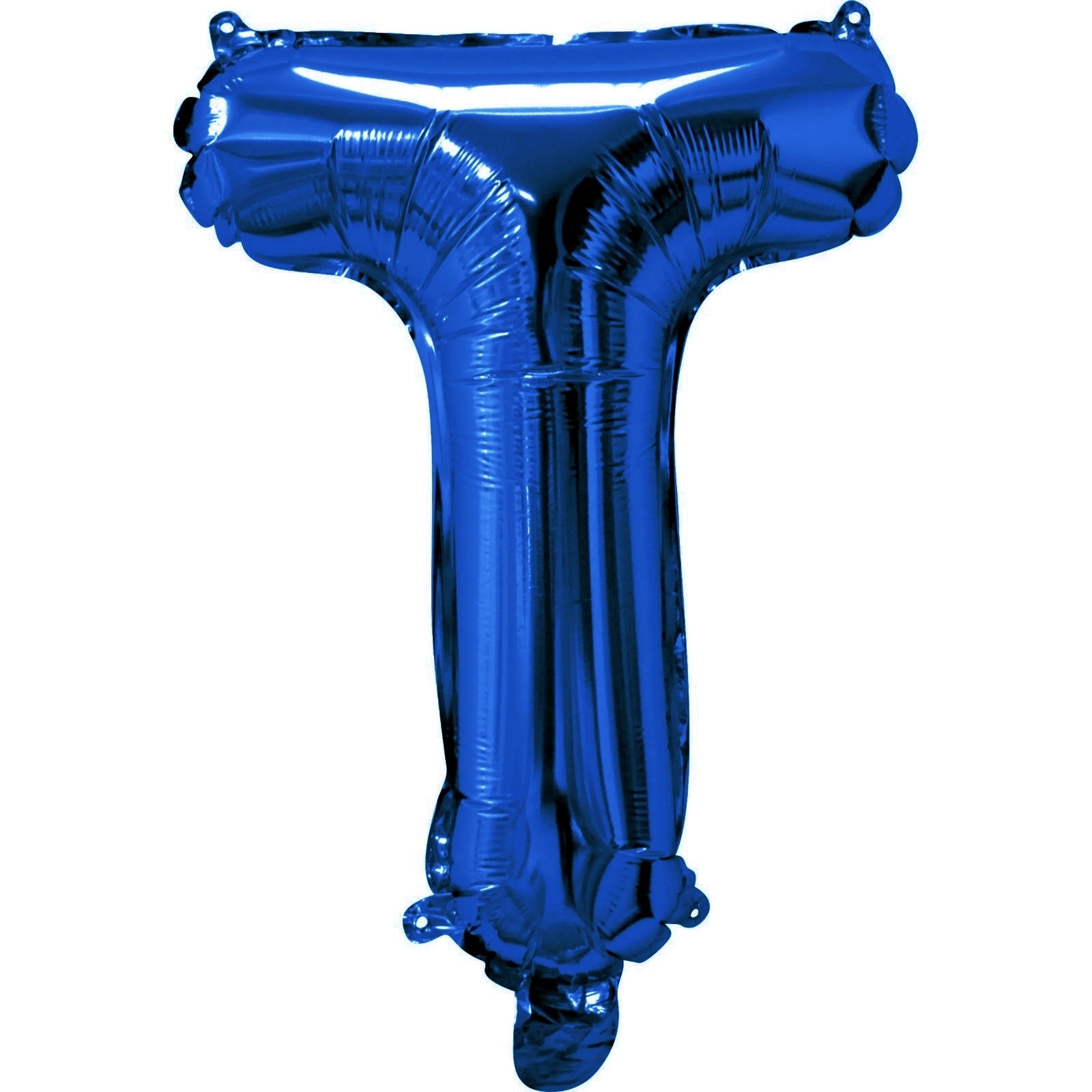 Blue Letter T Foil Air Fill Balloon 35cm