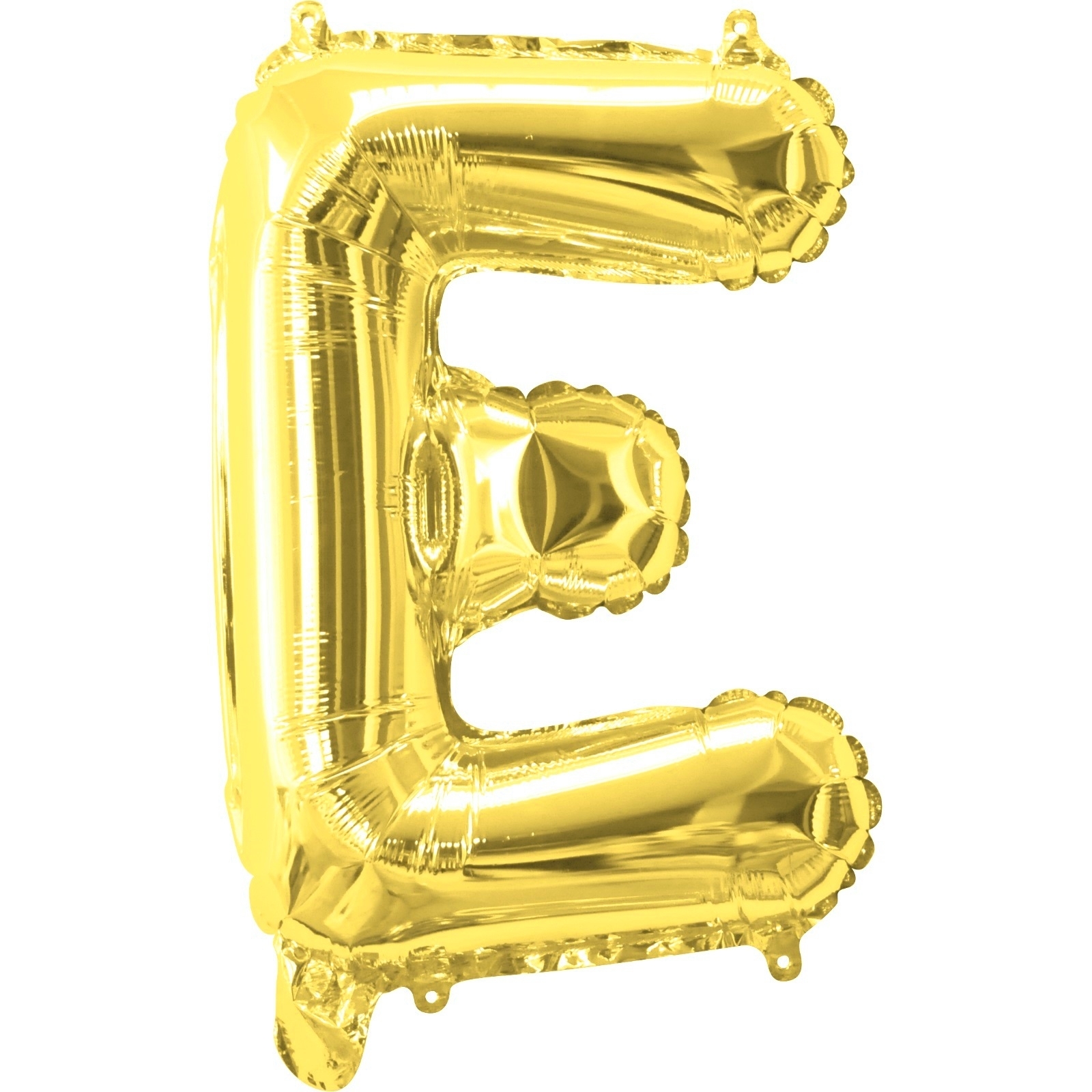 Gold Letter E Foil Air Fill Balloon 35cm