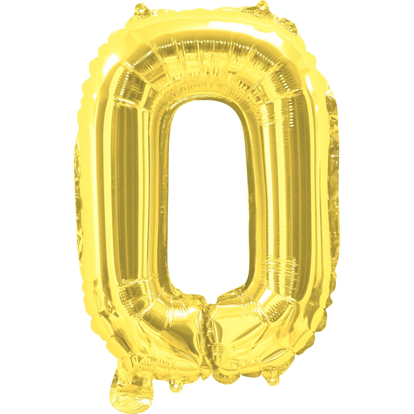 Gold Letter O Foil Air Fill Balloon 35cm