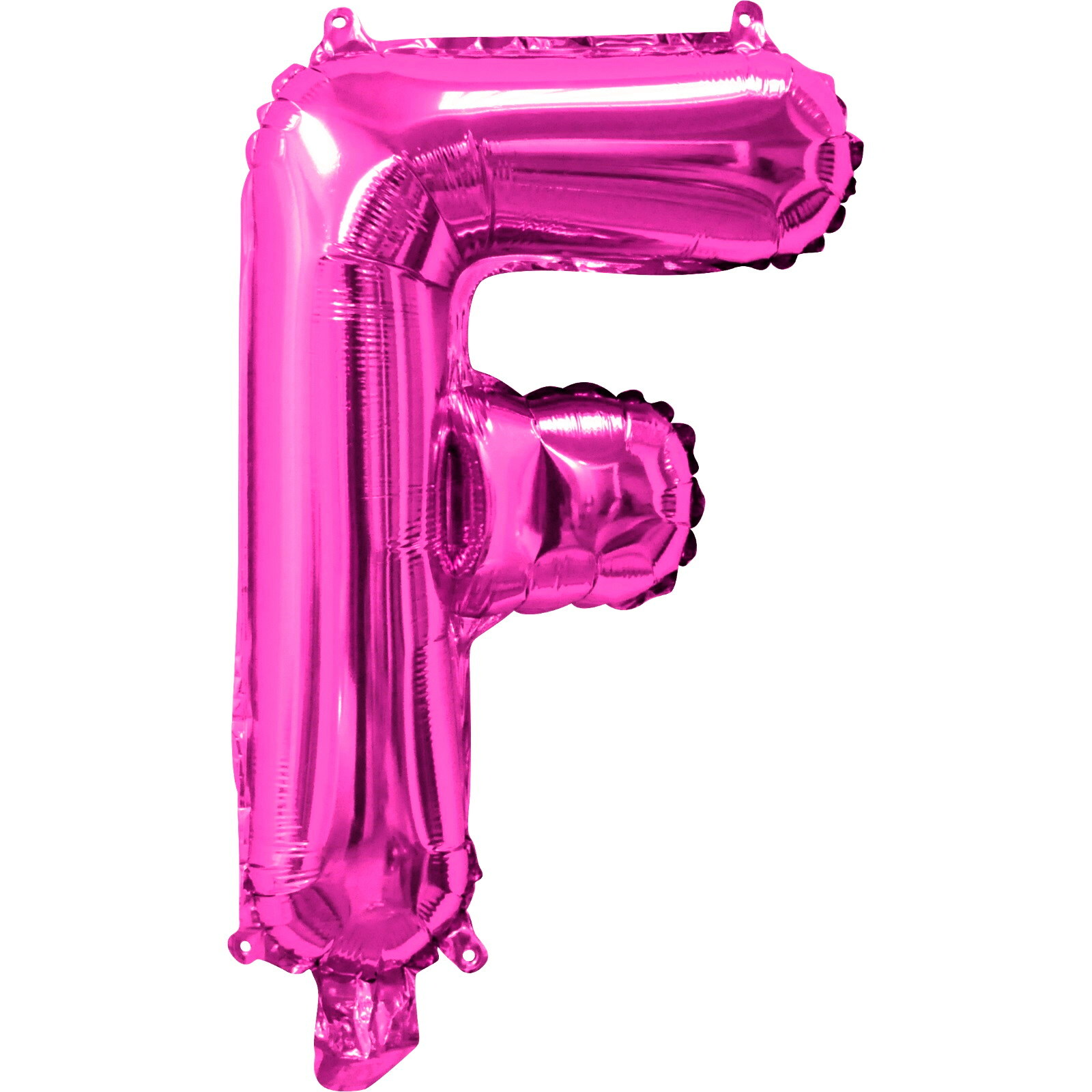 Pink Letter F Foil Air Fill Balloon 35cm