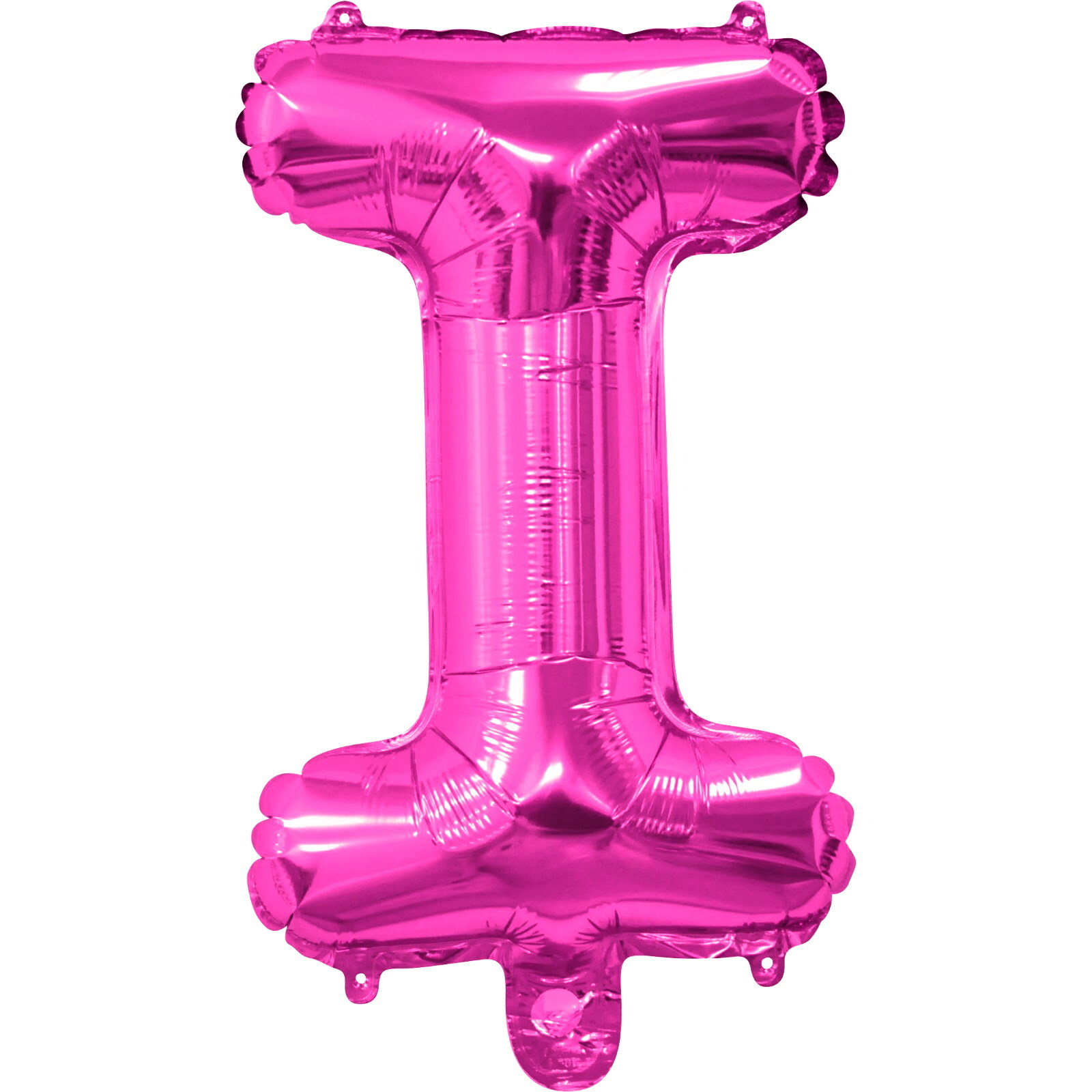 Pink Letter I Foil Air Fill Balloon 35cm
