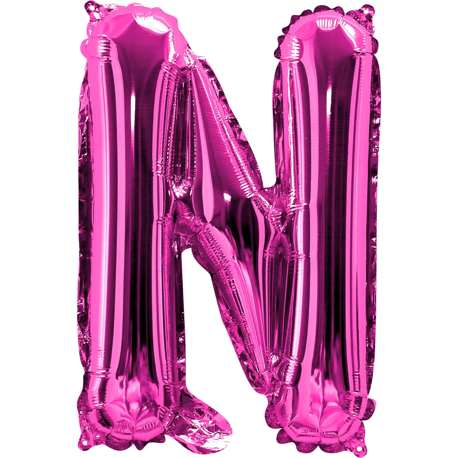 Pink Letter N Foil Air Fill Balloon 35cm