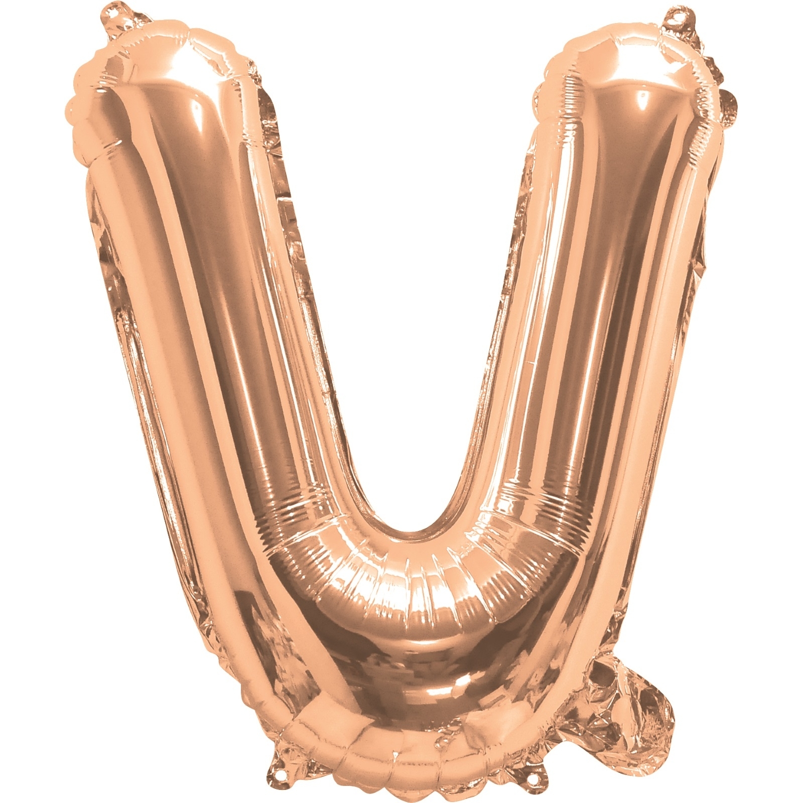 Rose Gold Letter V Balloon 35cm