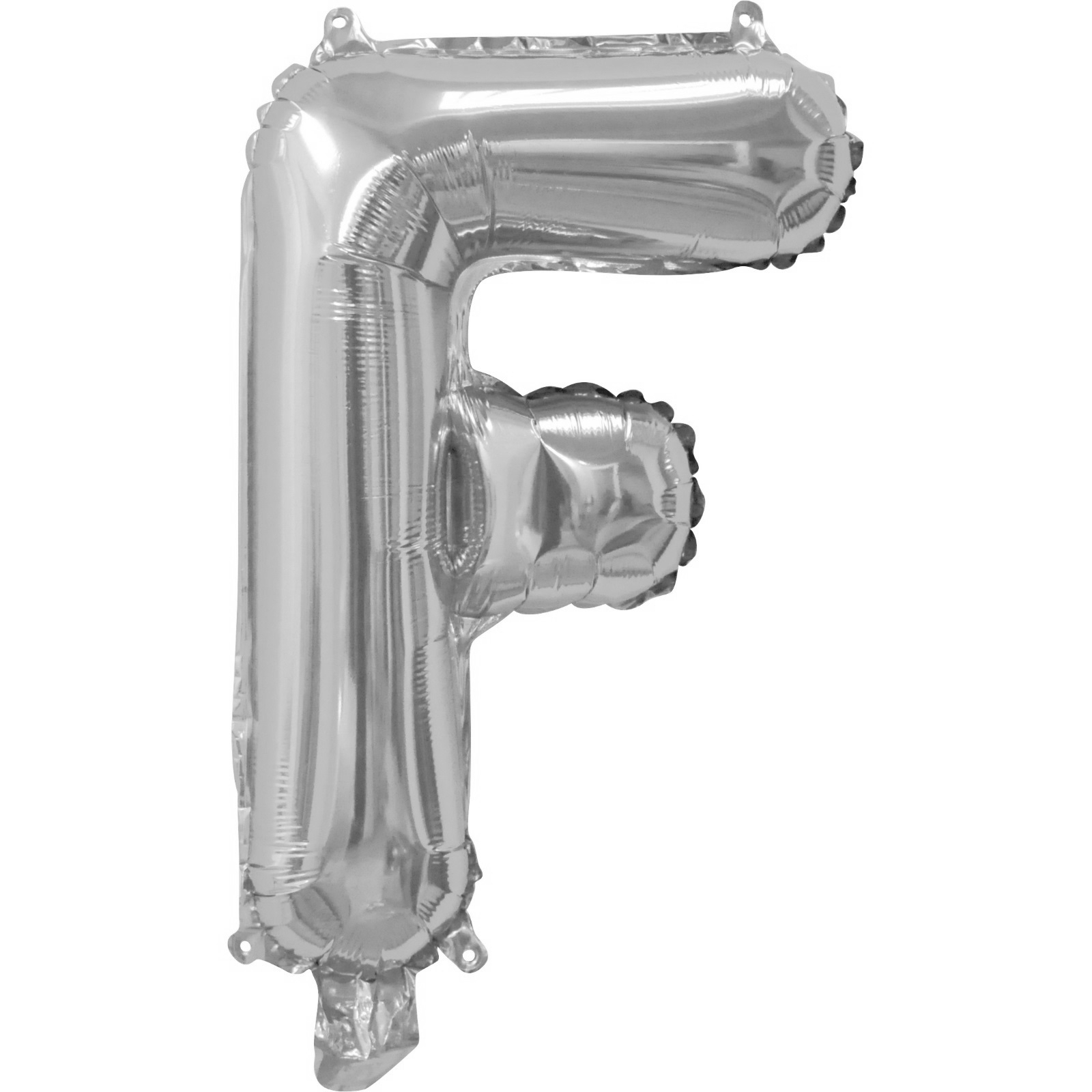 Silver Letter F Balloon 35cm