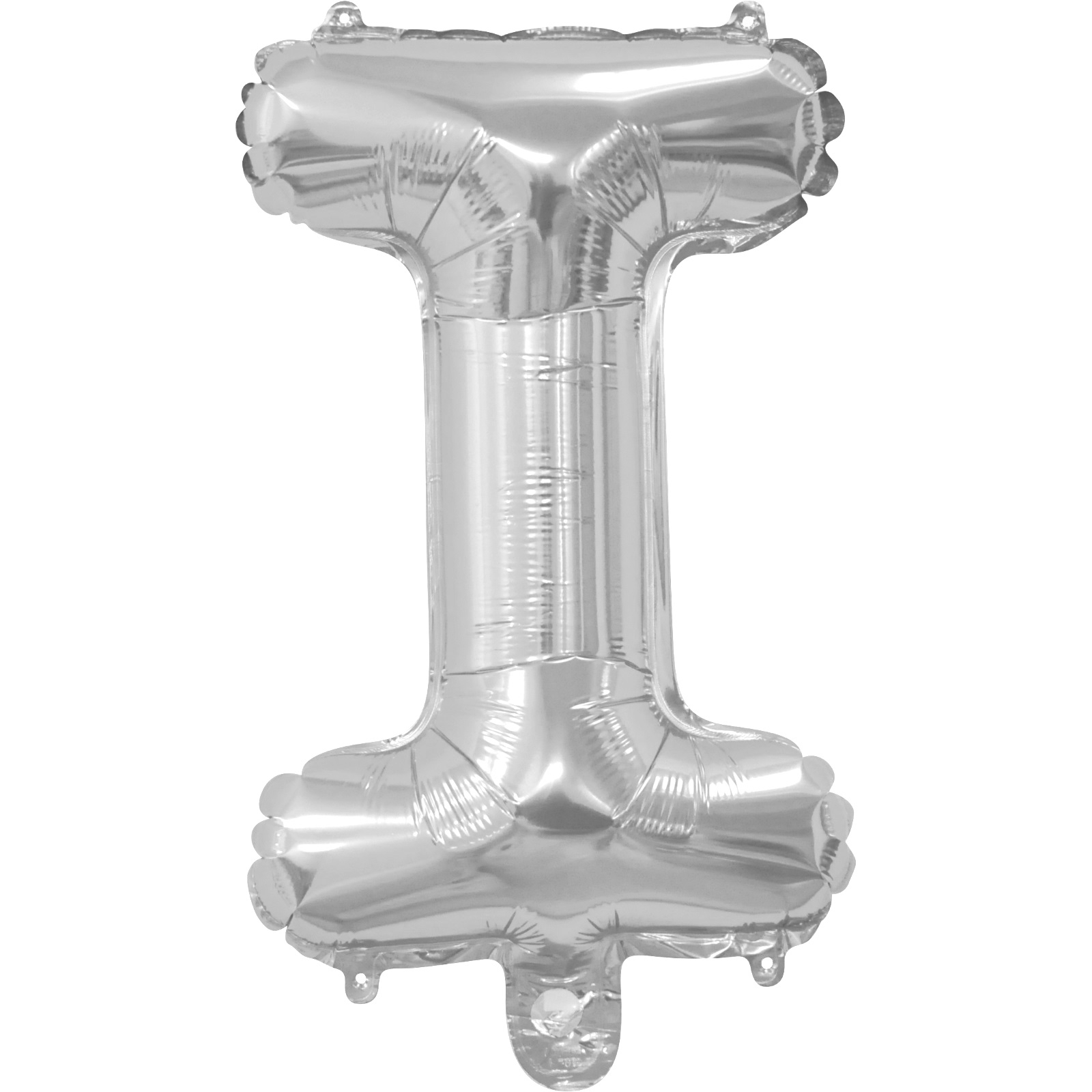 Silver Letter I Balloon 35cm