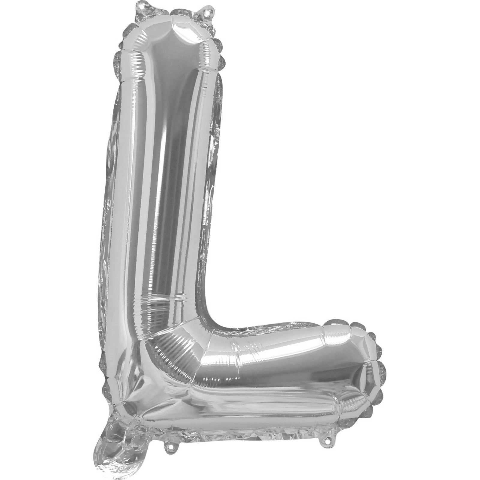 Silver Letter L Balloon 35cm