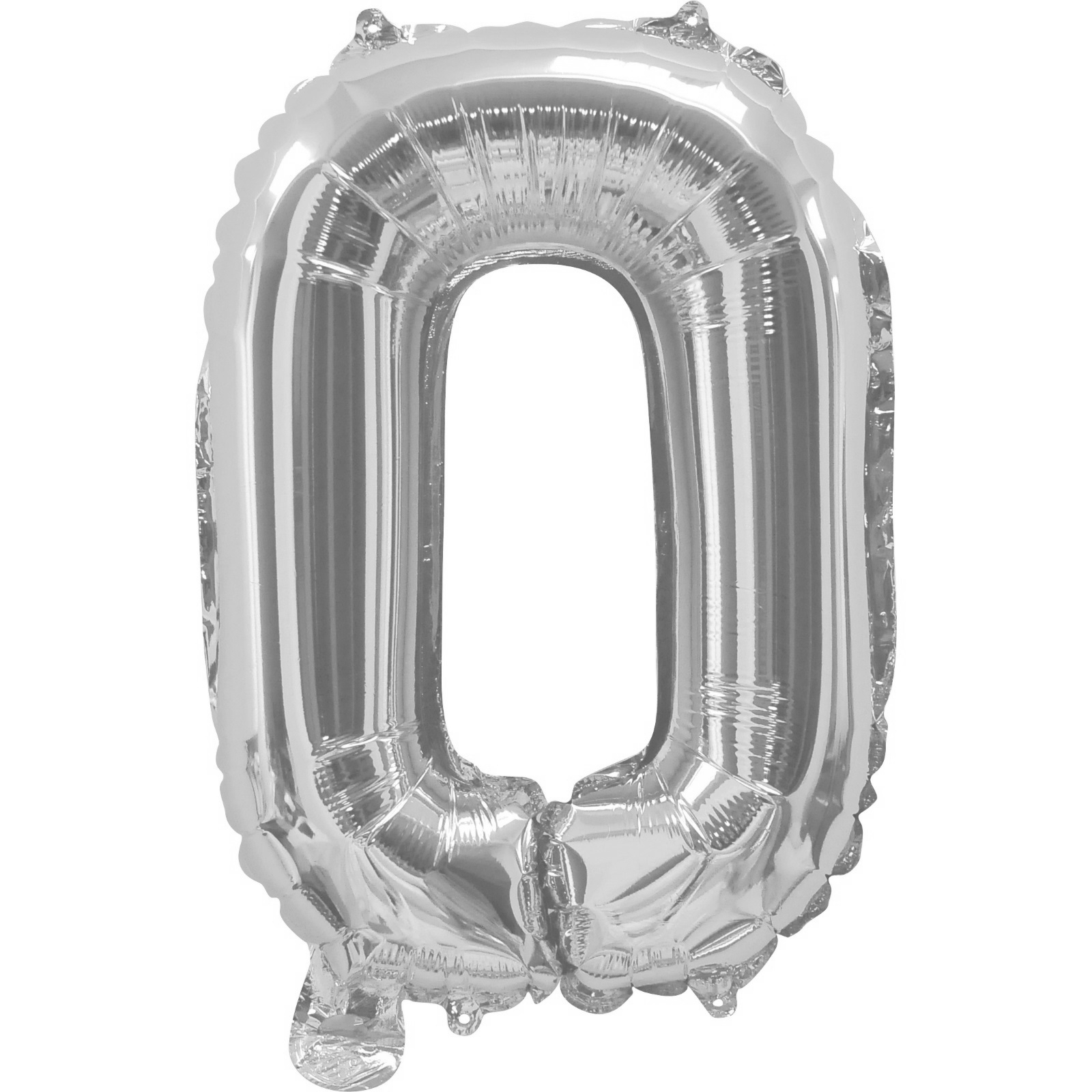 Silver Letter O Balloon 35cm