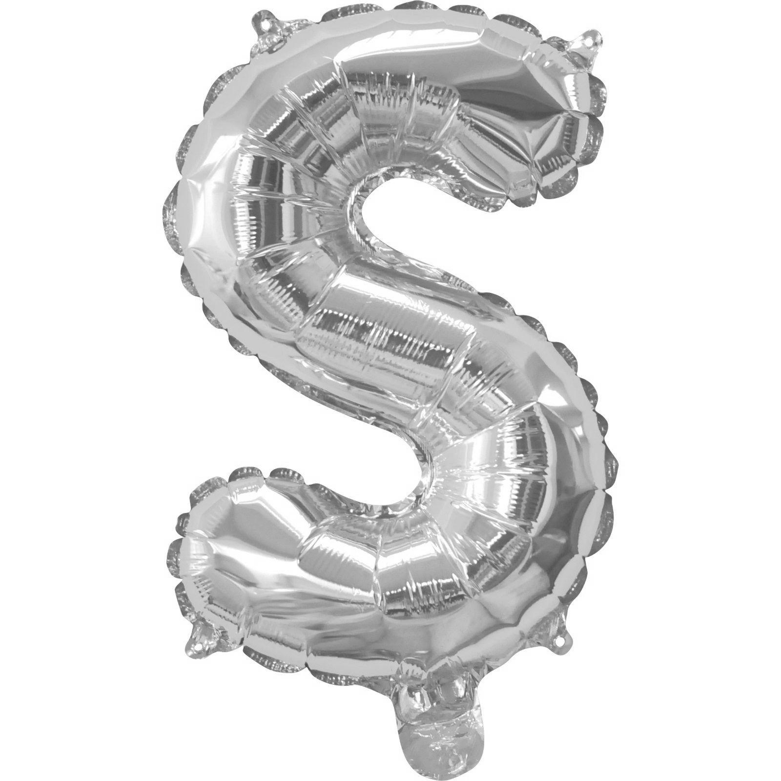 Silver Letter S Balloon 35cm