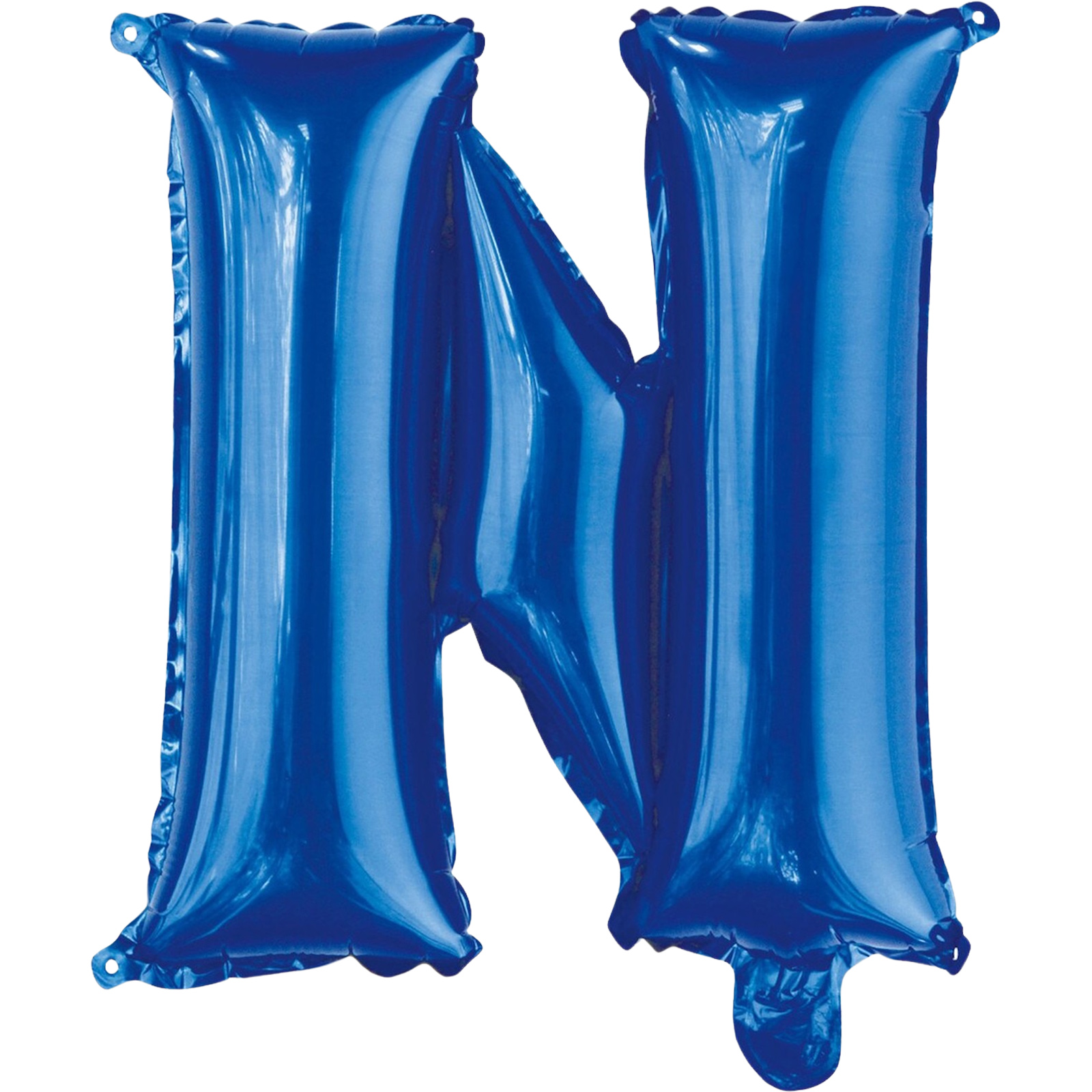 Letter N Blue Foil Air Fill Balloon 35.5cm