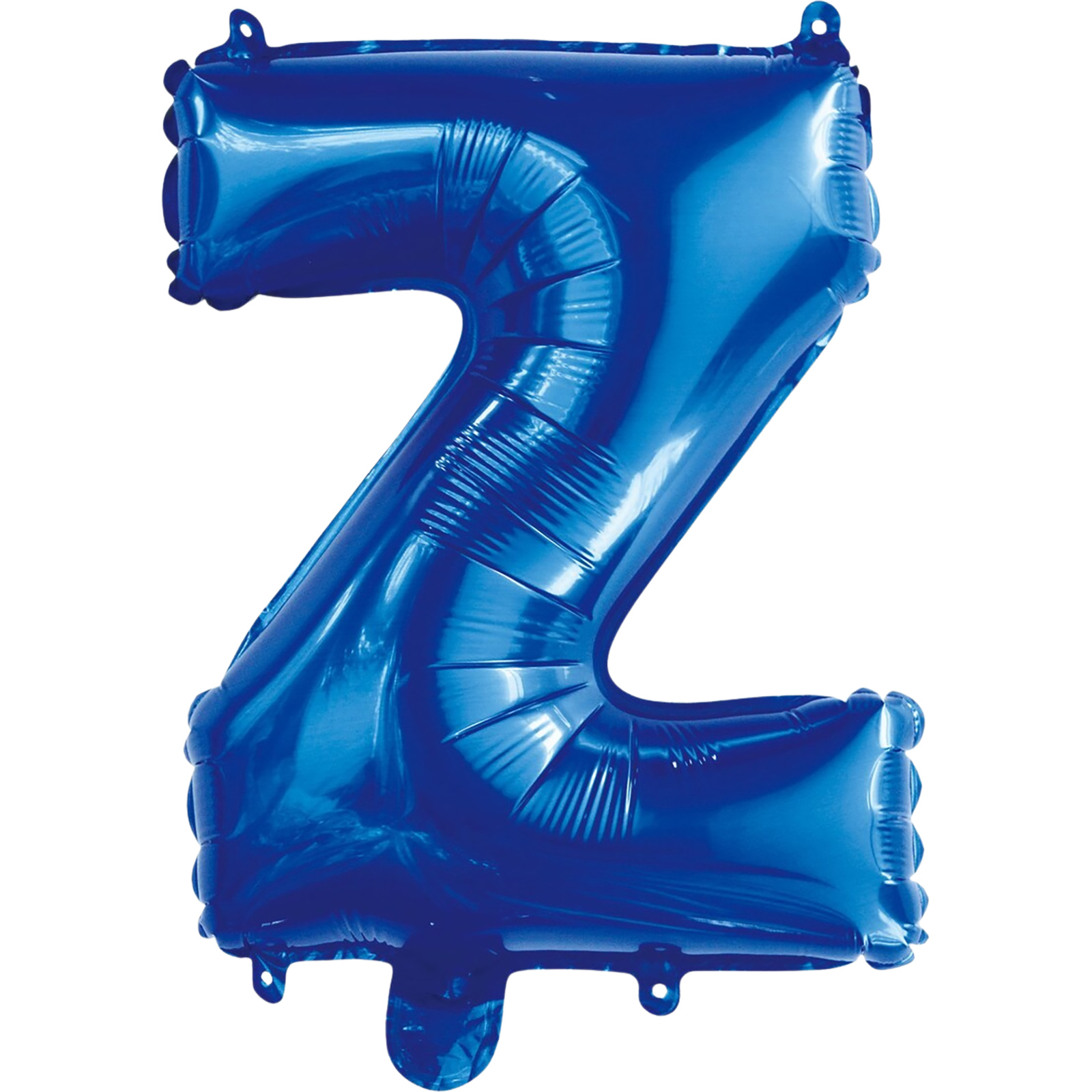 Letter Z Blue Foil Air Fill Balloon 35.5cm