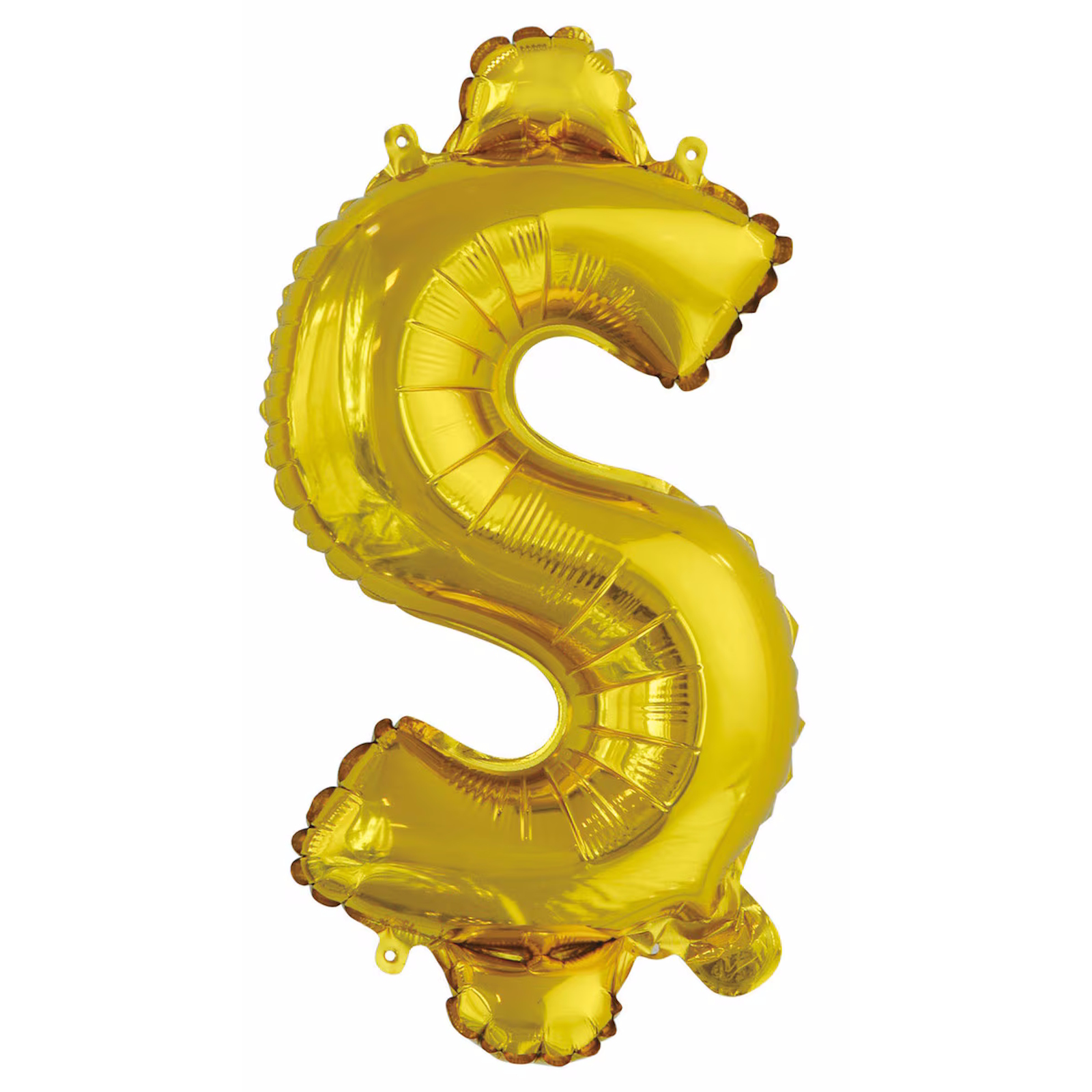 Metallic Gold Dollar Symbol Foil Air Fill Balloon 35.5cm