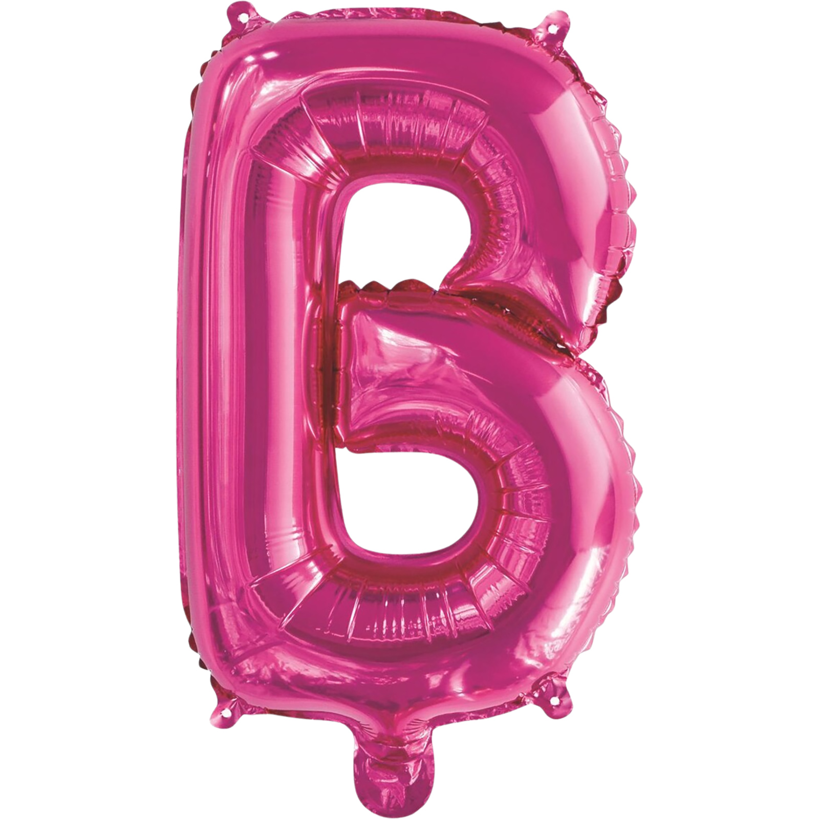 Letter B Hot Pink Foil Air Fill Balloon 35.5cm