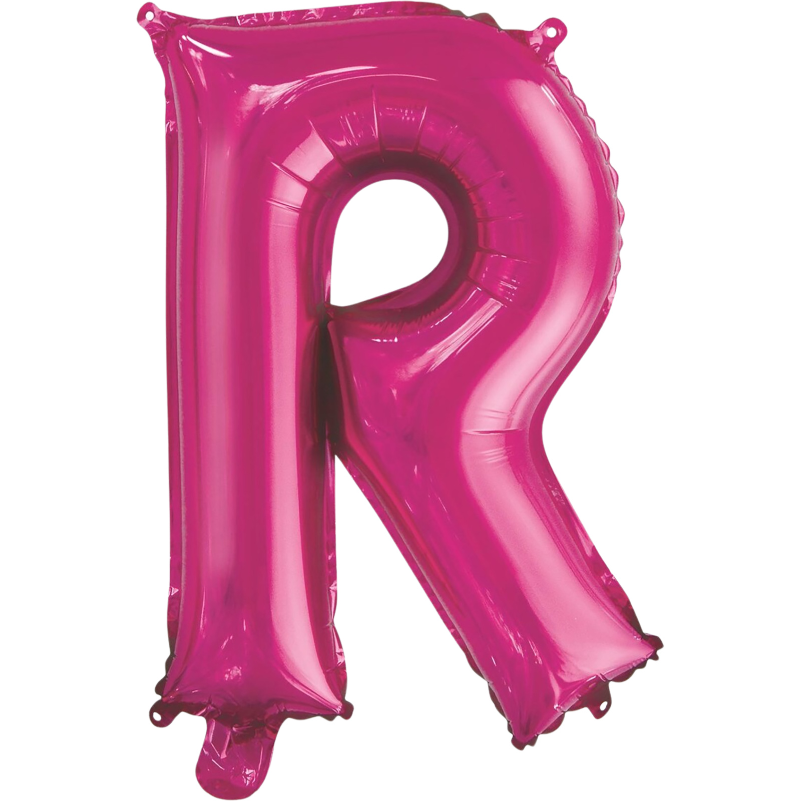Letter R Hot Pink Foil Air Fill Balloon 35.5cm