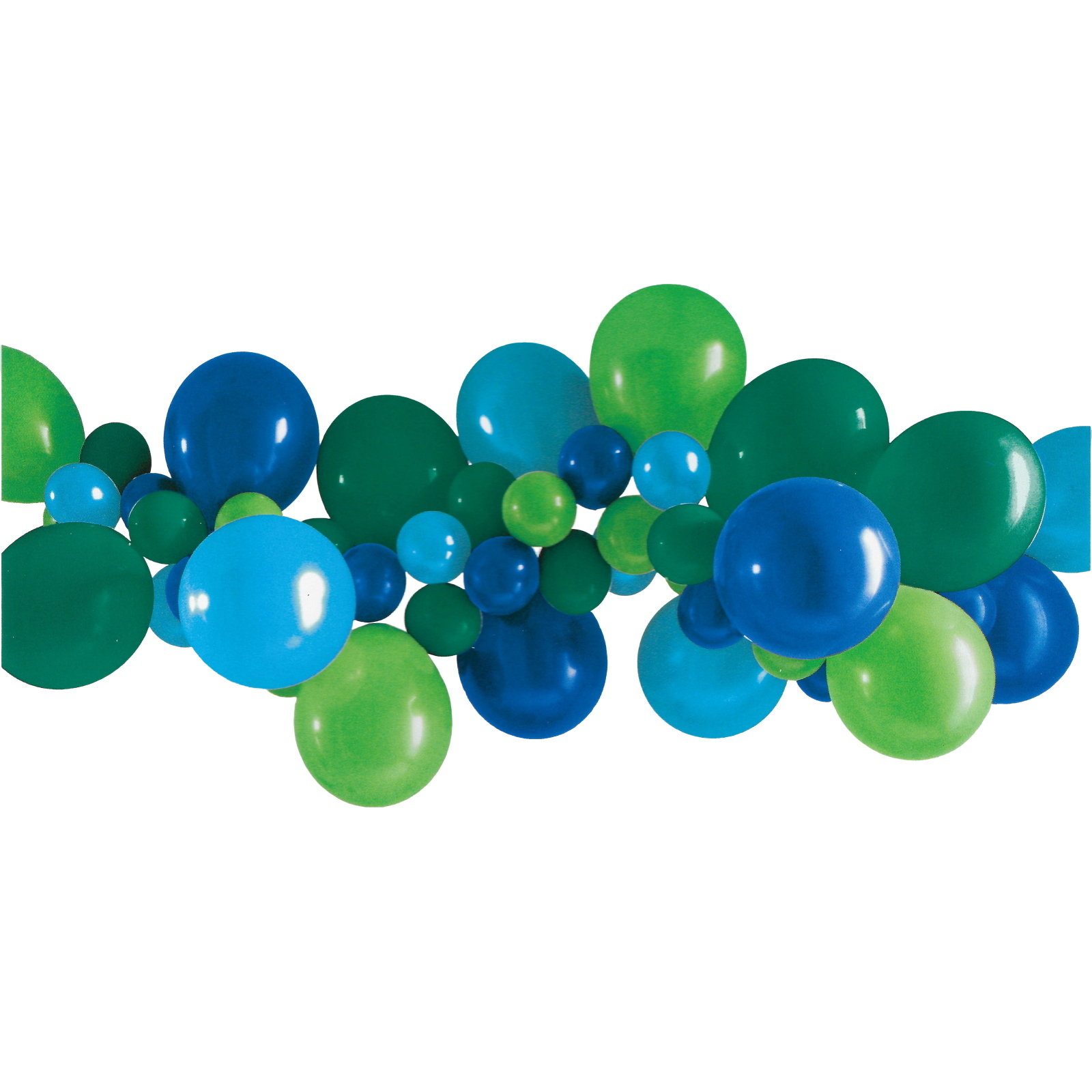 Blue Green Balloon Garland Kit