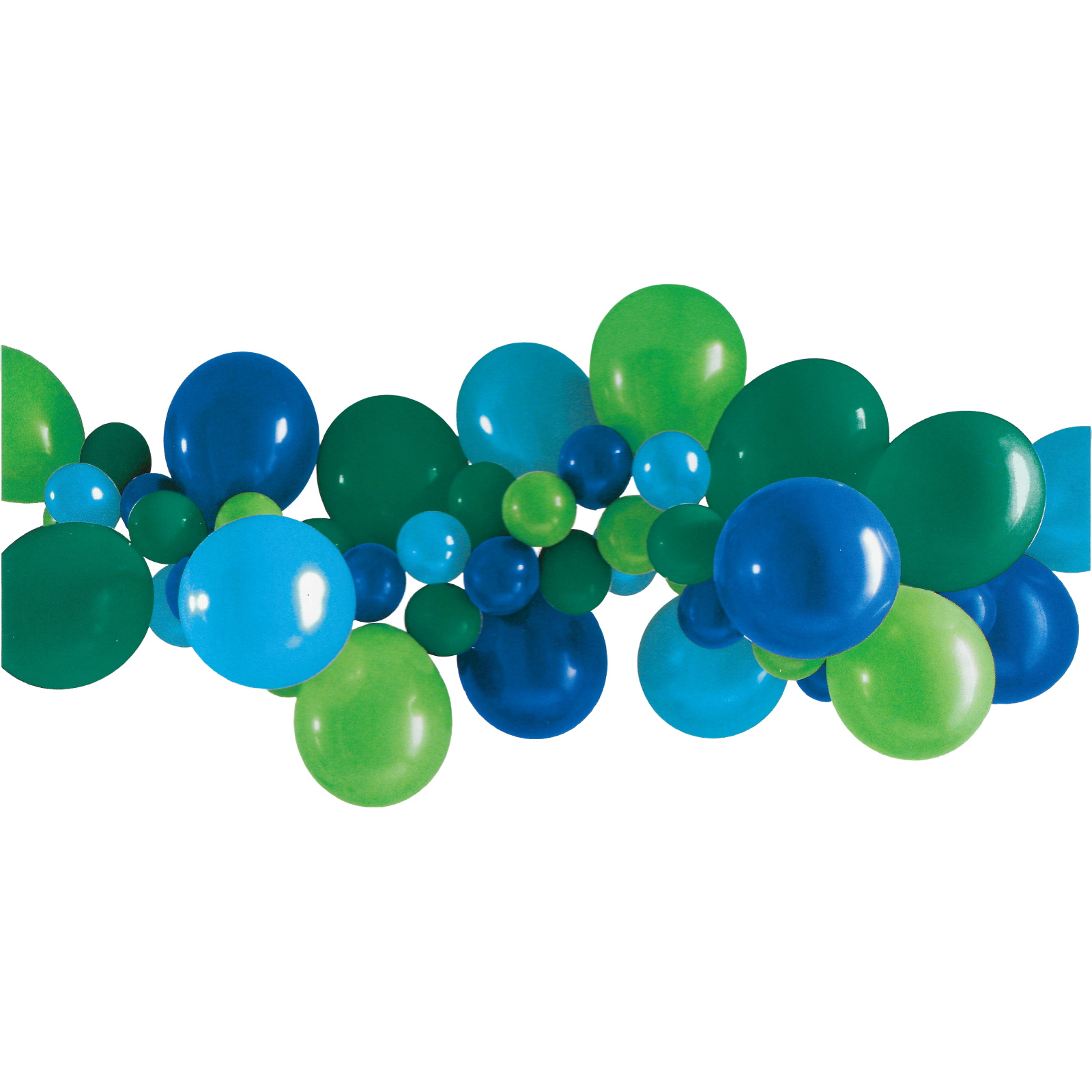 Blue and Green Balloon Garland Kit
