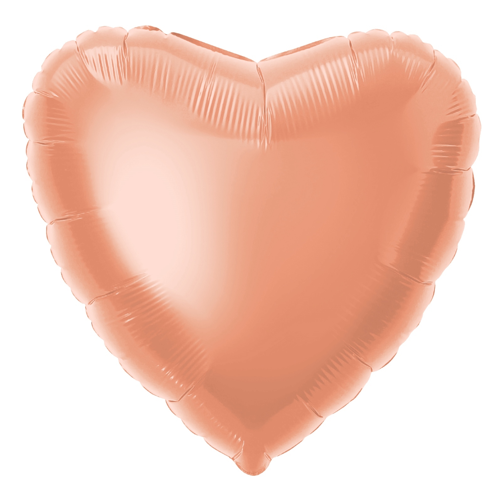 Heart Shaped Rose Gold Foil Balloon 45cm