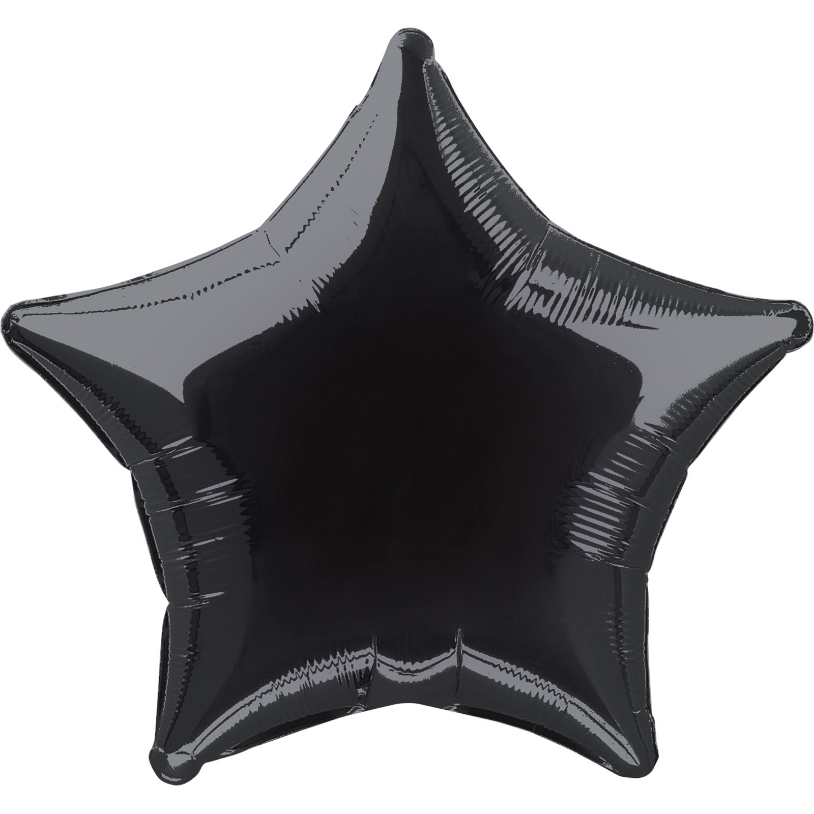 Star Shaped Black Foil Helium Balloon 50cm