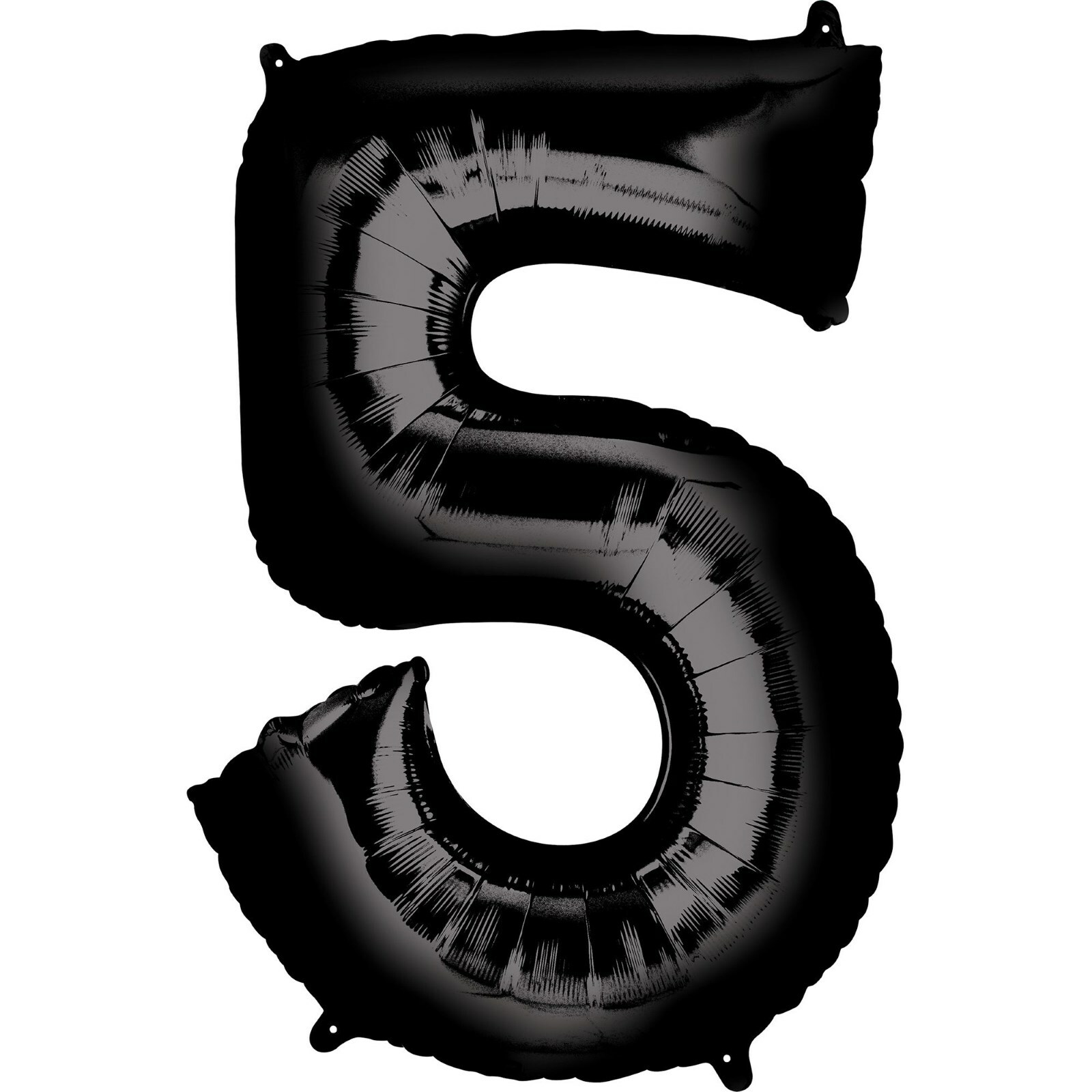 Black Foil 5 Balloon 86cm