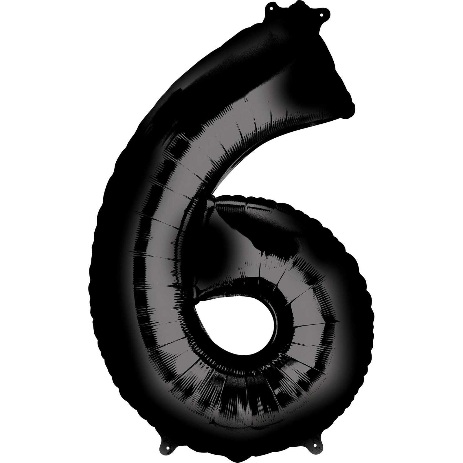 Black Foil 6 Balloon 86cm