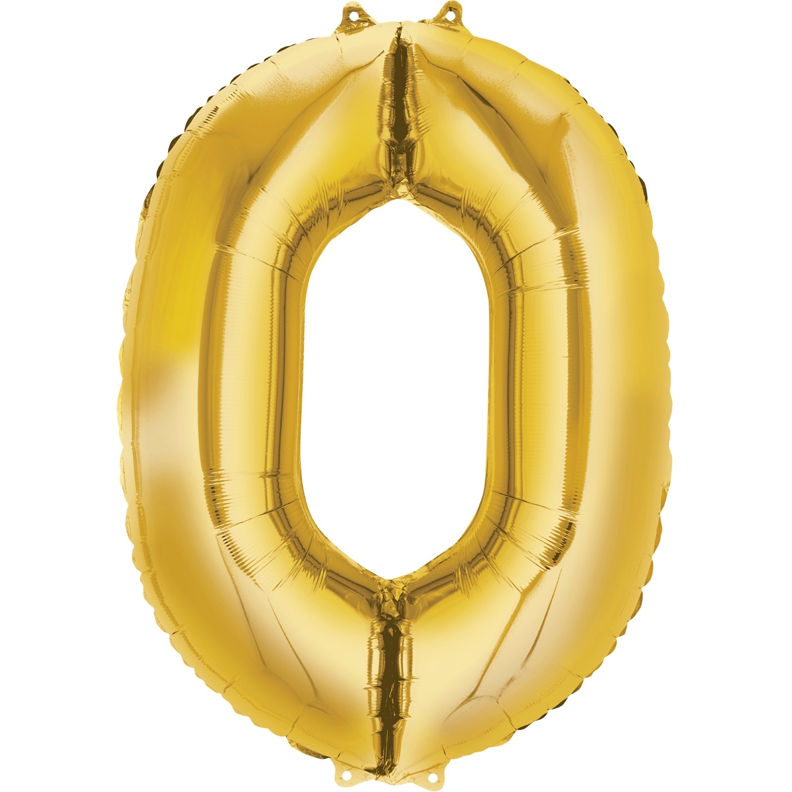 Gold Foil 0 Balloon 86cm