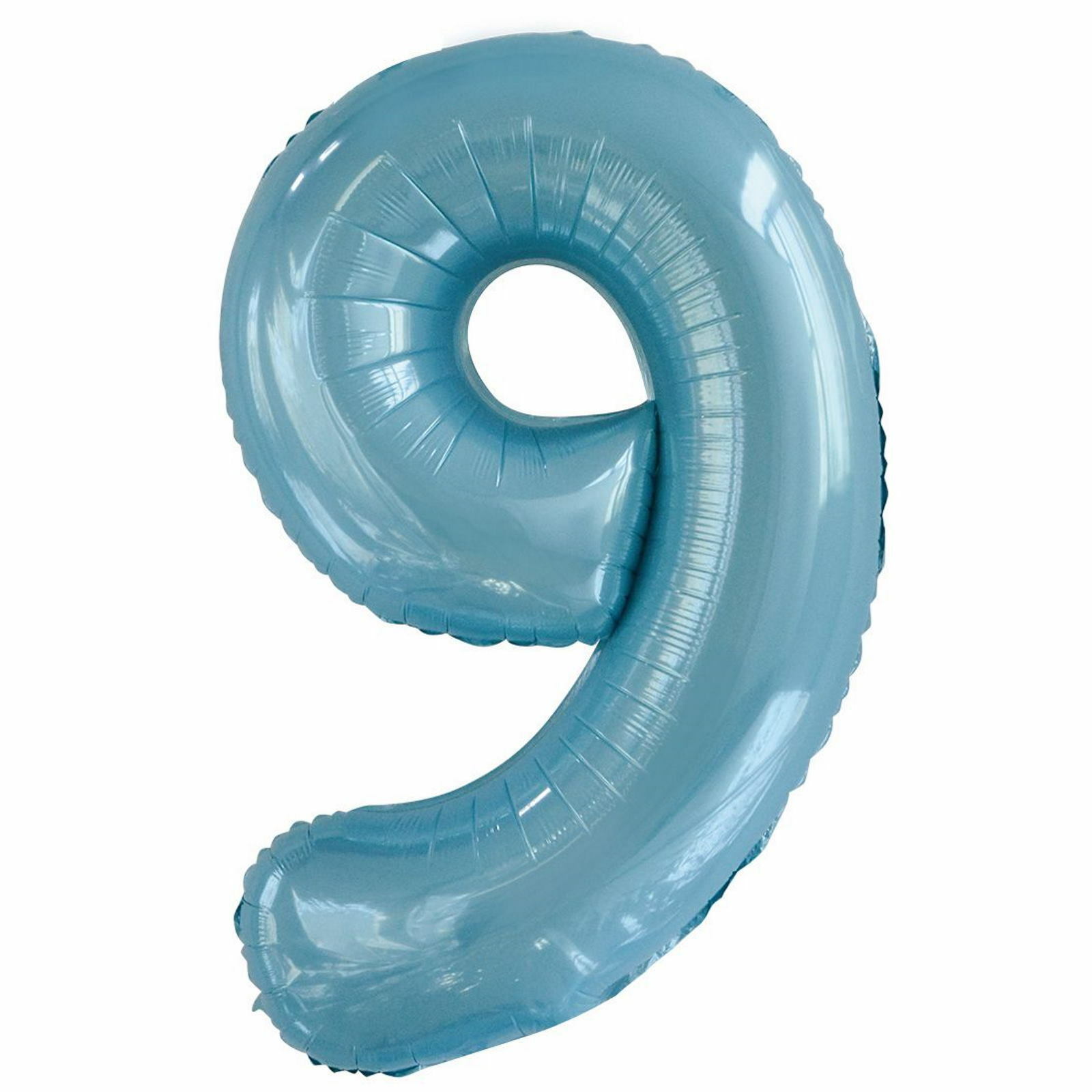 Light Blue Foil 9 Balloon 86cm