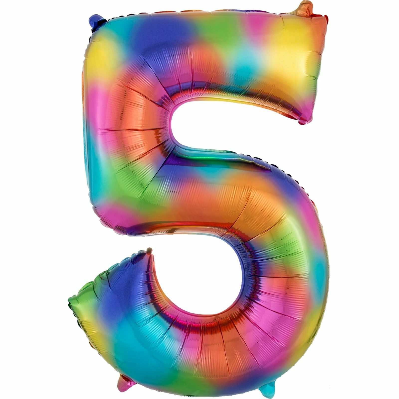 Rainbow Splash Foil 5 Balloon 83cm
