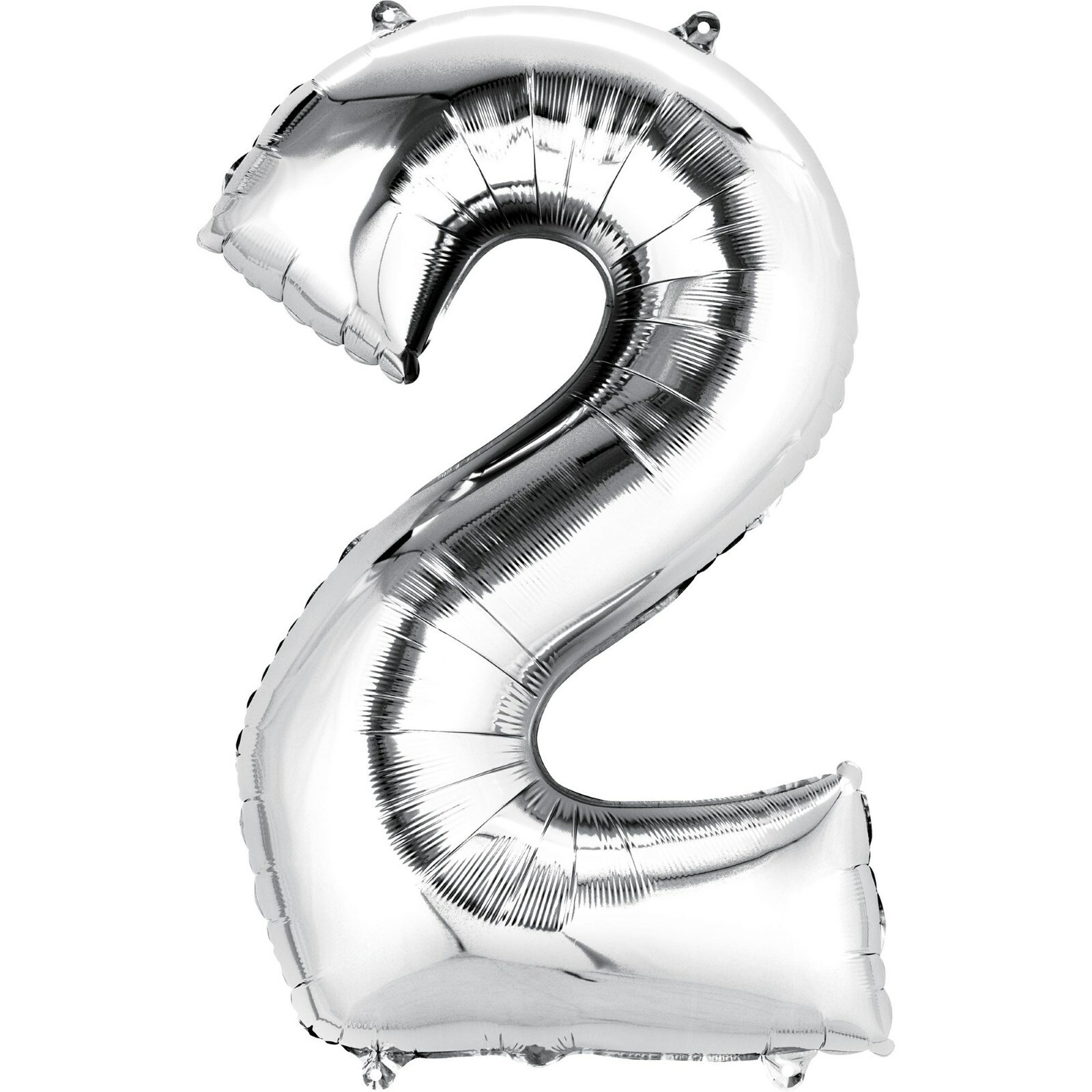 Silver Foil 2 Balloon 86cm