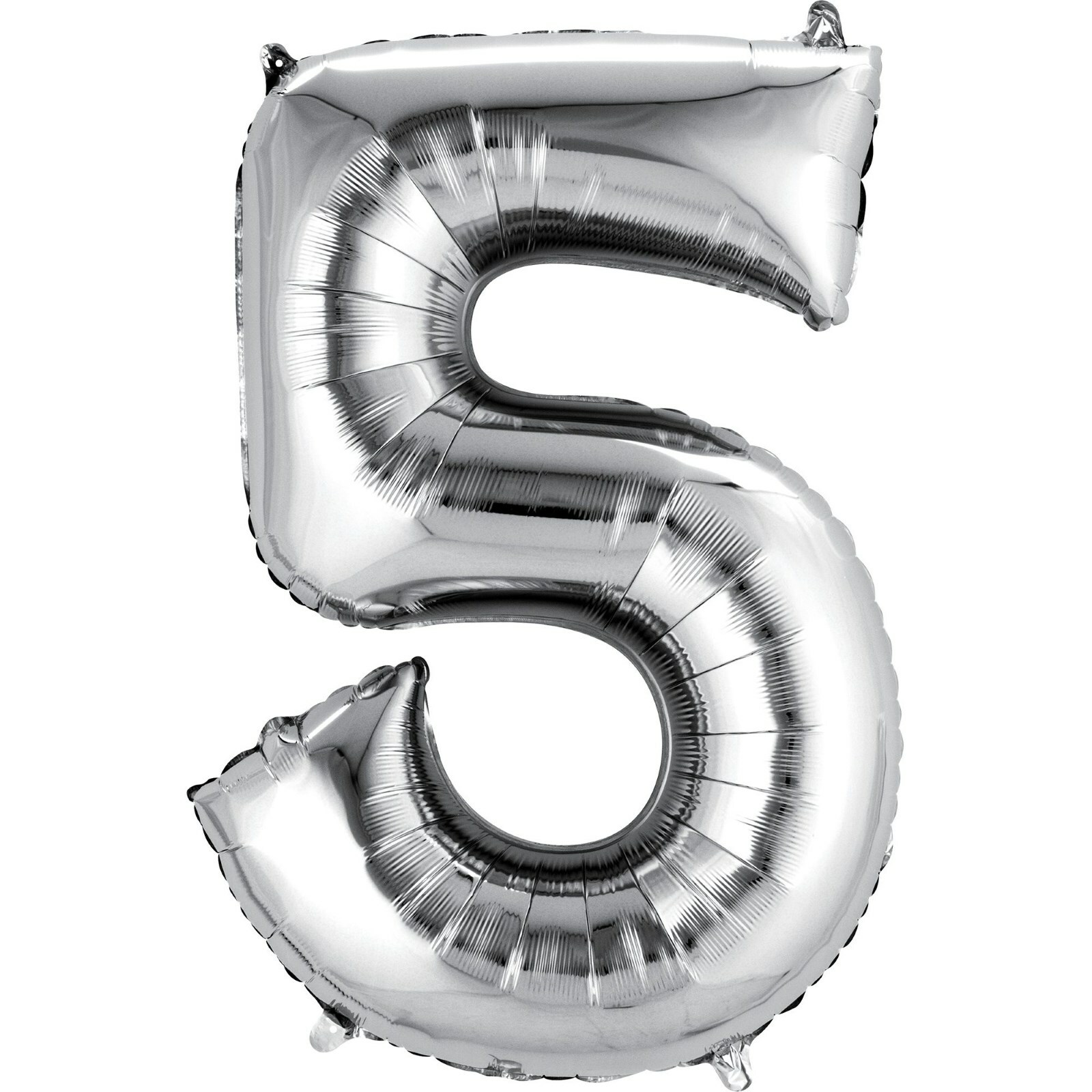 Silver Foil 5 Balloon 86cm