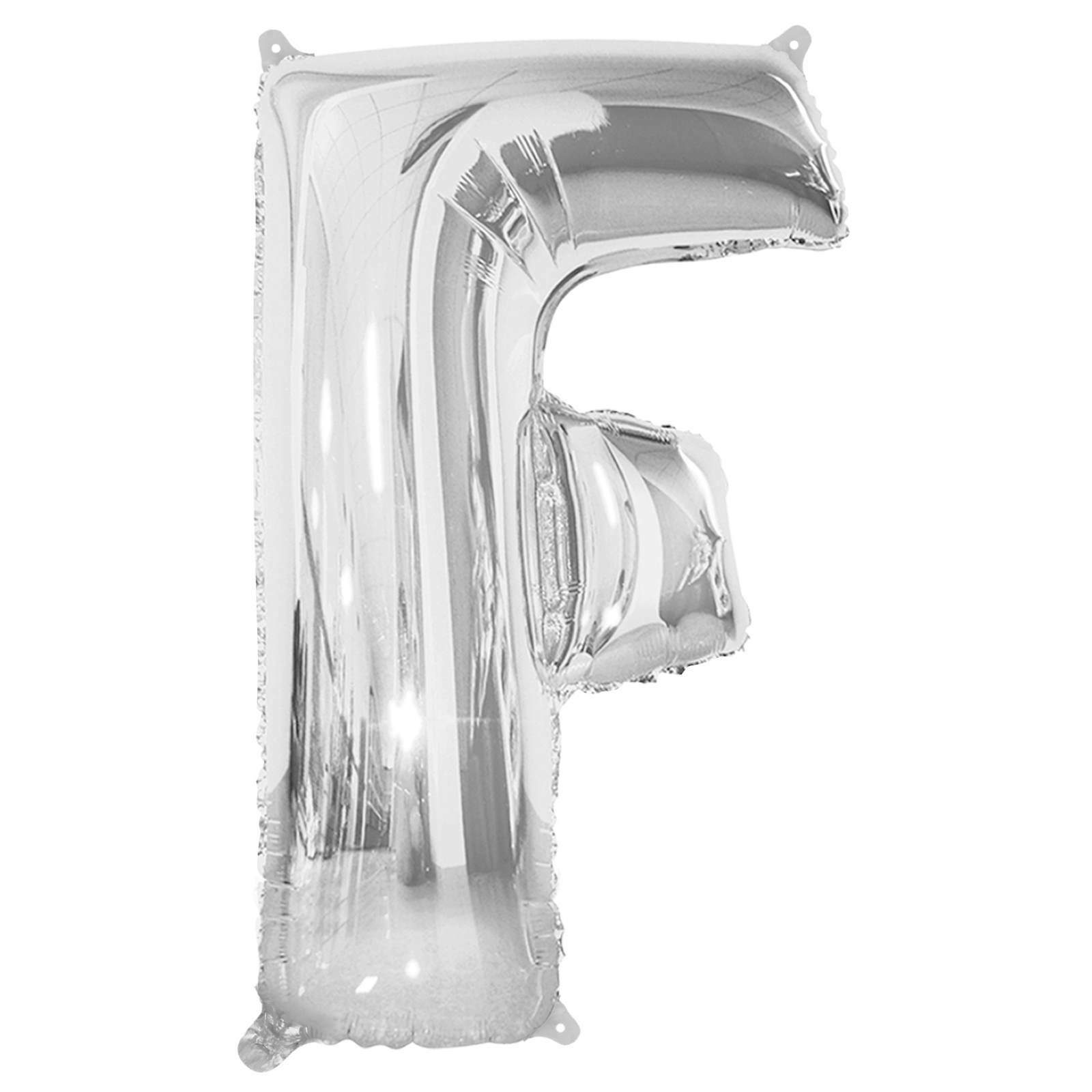Silver Foil F Balloon 86cm