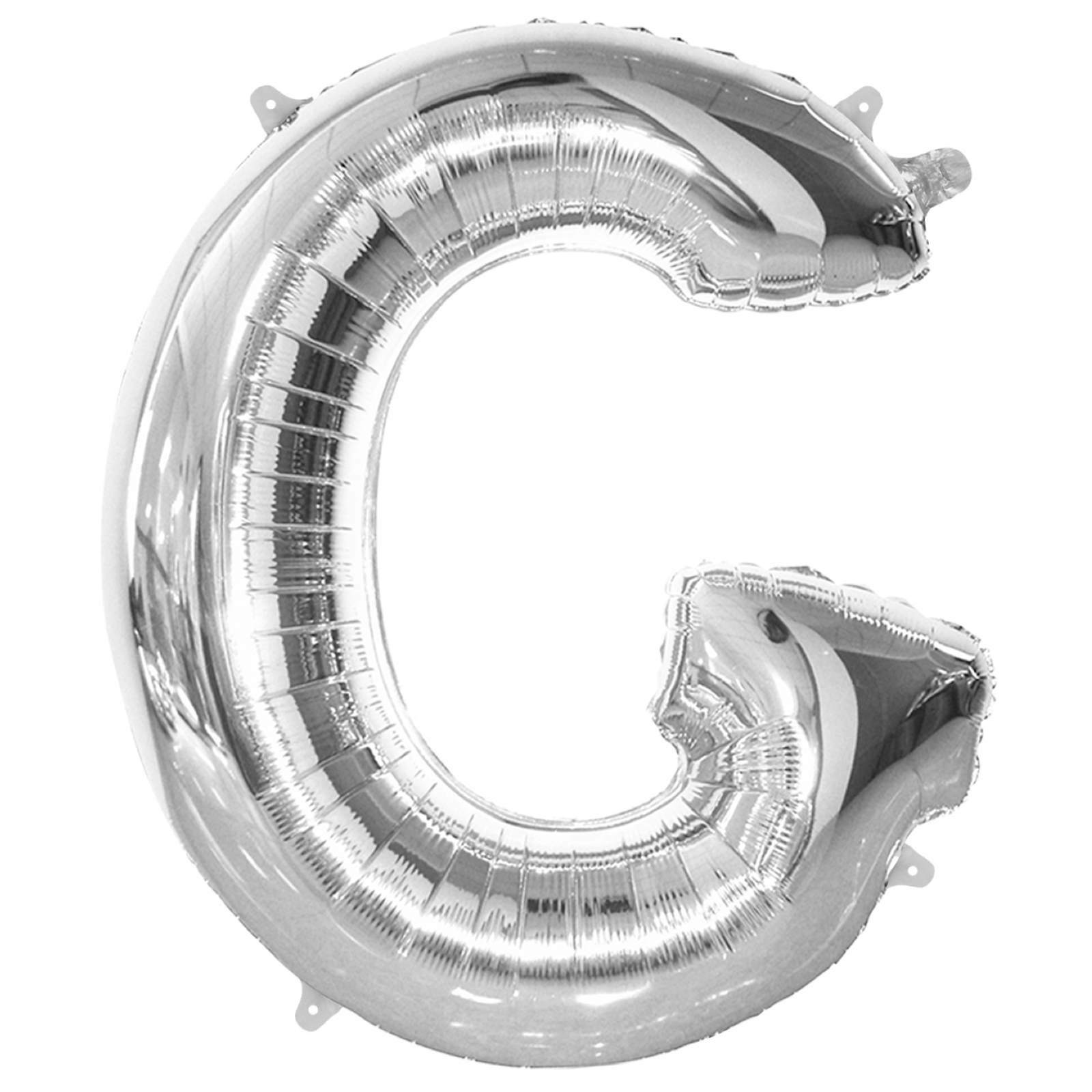 Silver Foil G Balloon 86cm