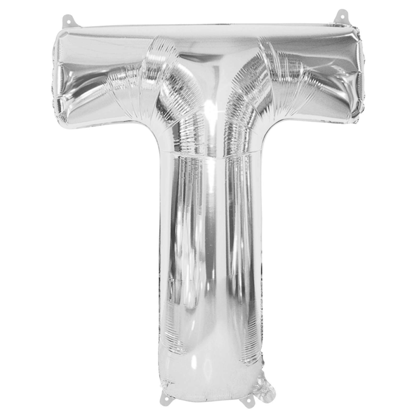 Silver Foil T Balloon 86cm