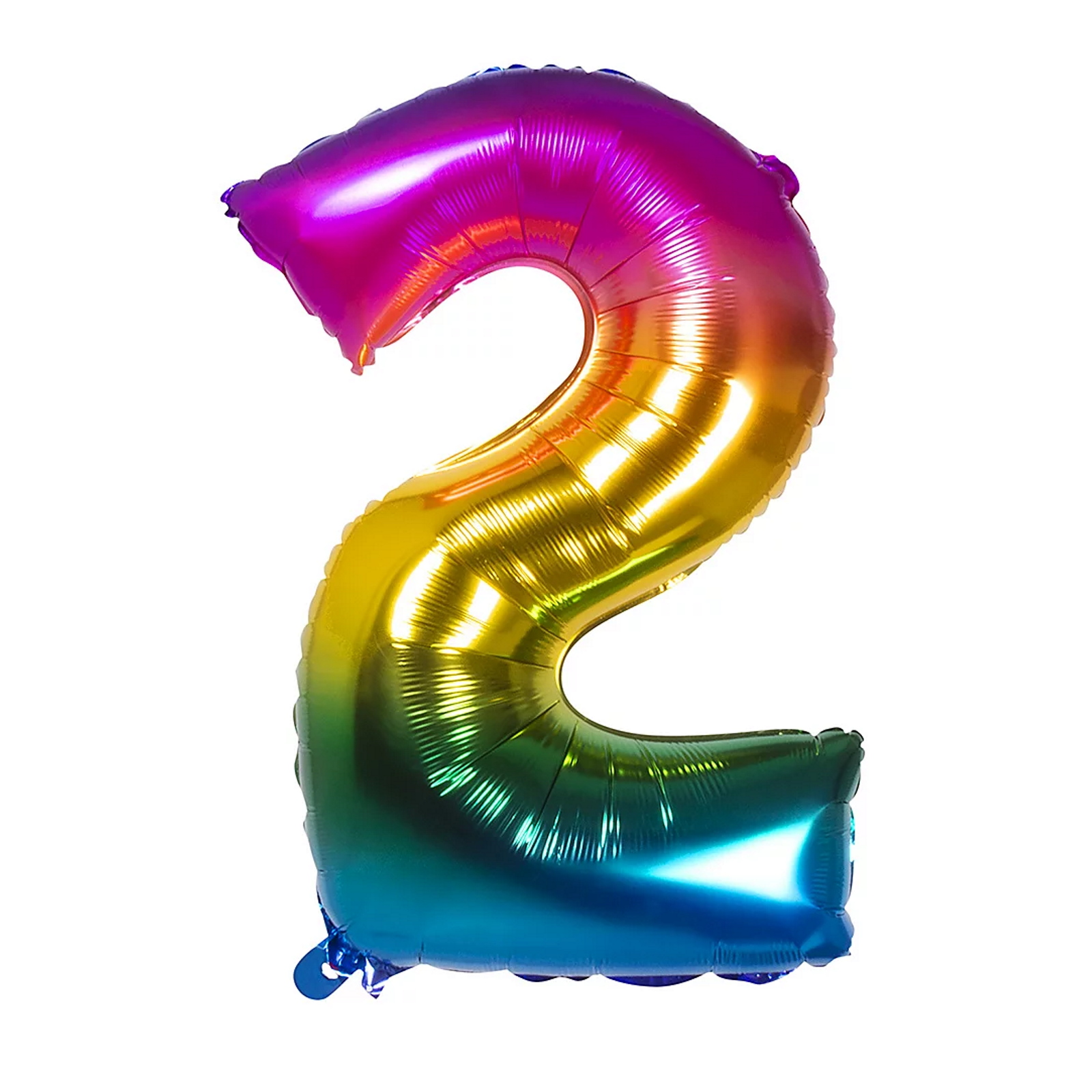 Rainbow Number 2 Balloon 86cm