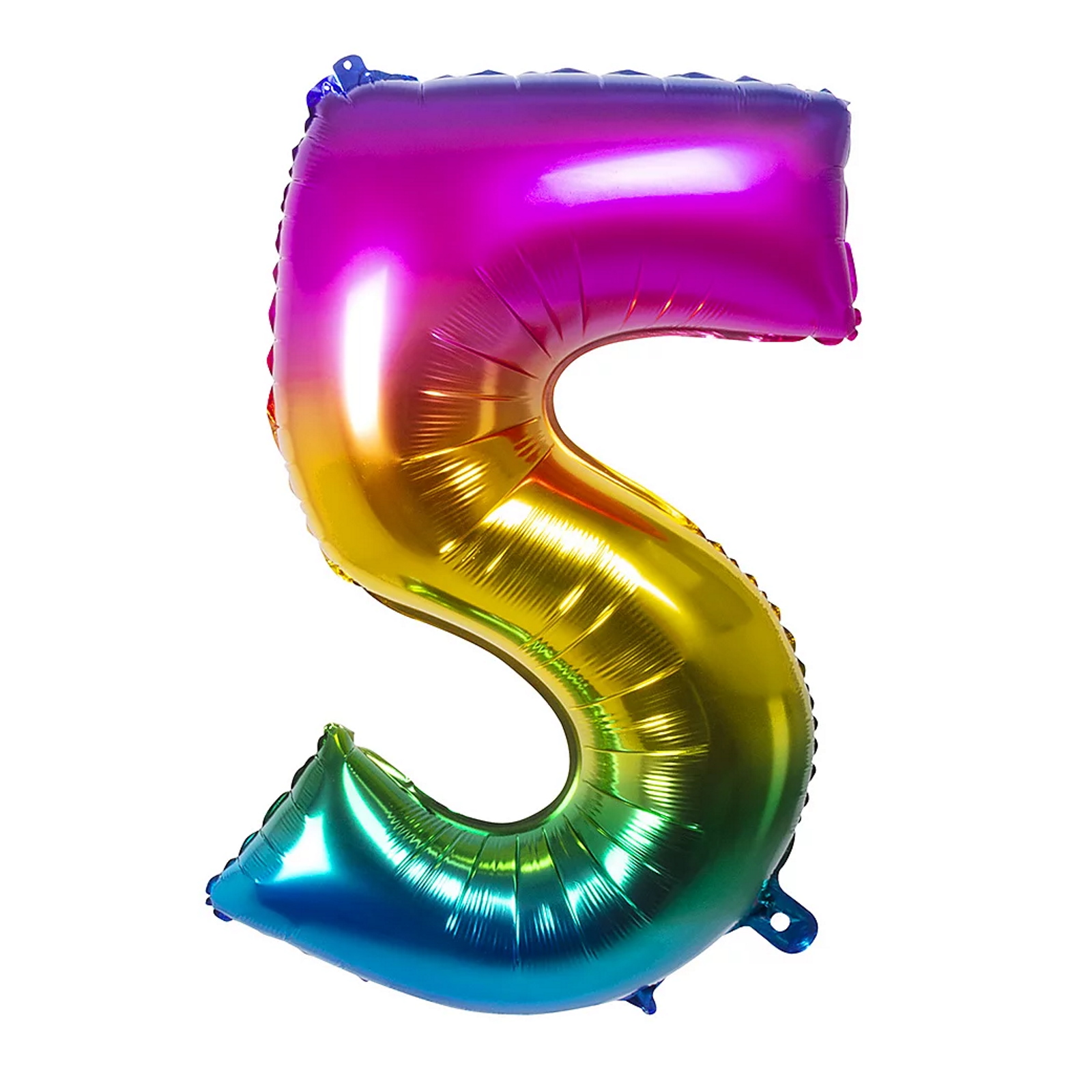 Rainbow Number 5 Balloon 86cm