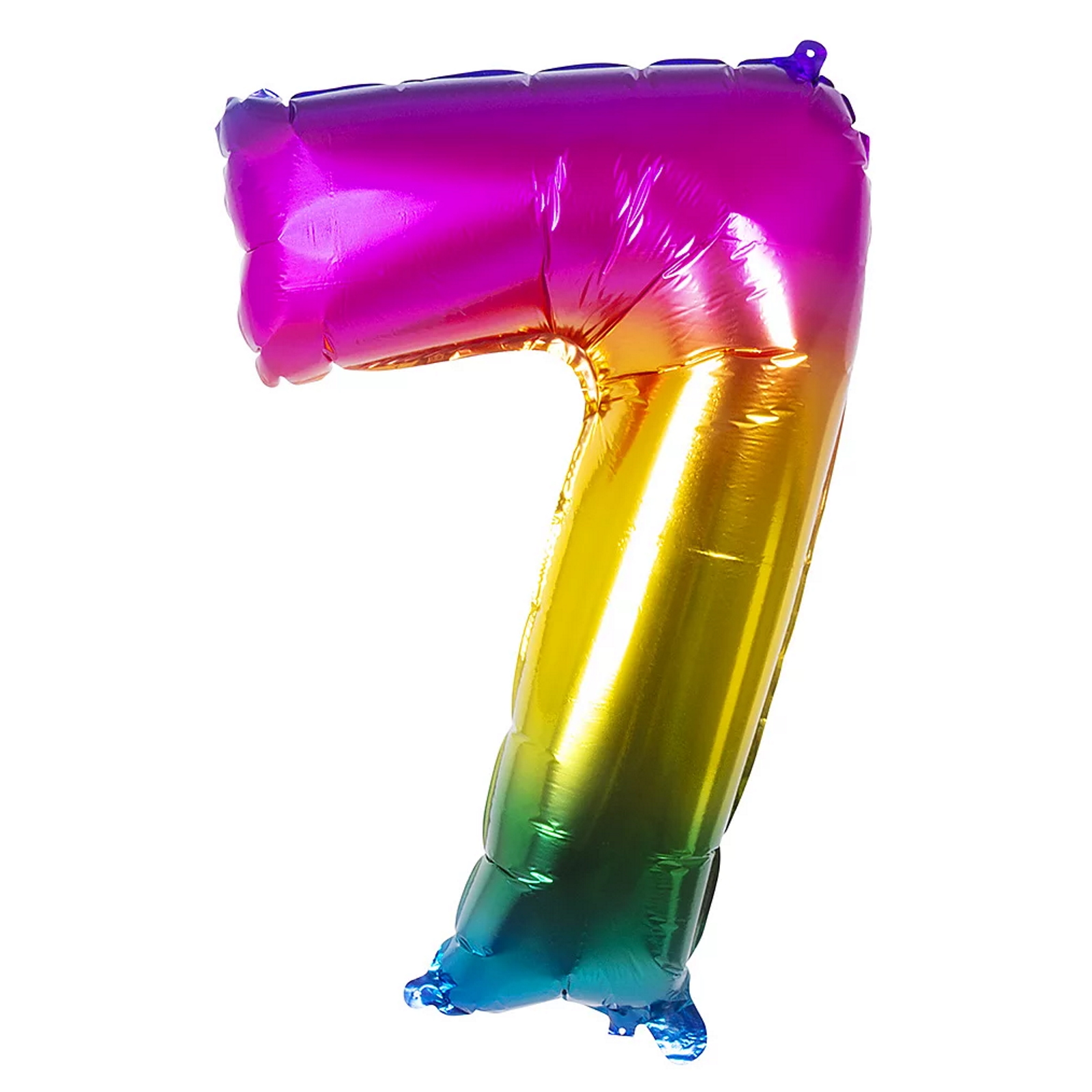Rainbow Number 7 Balloon 86cm