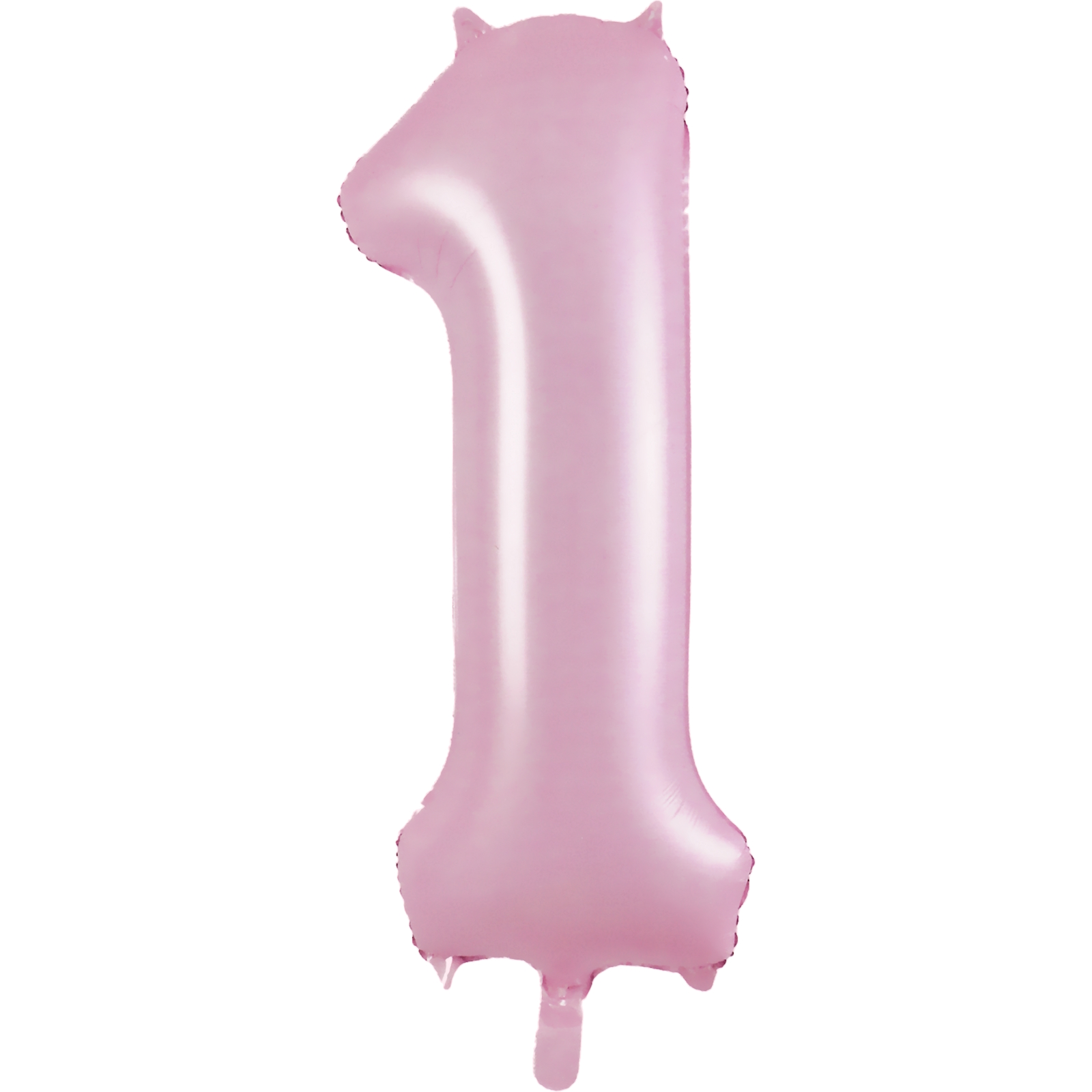 Pink number shop 1 balloon