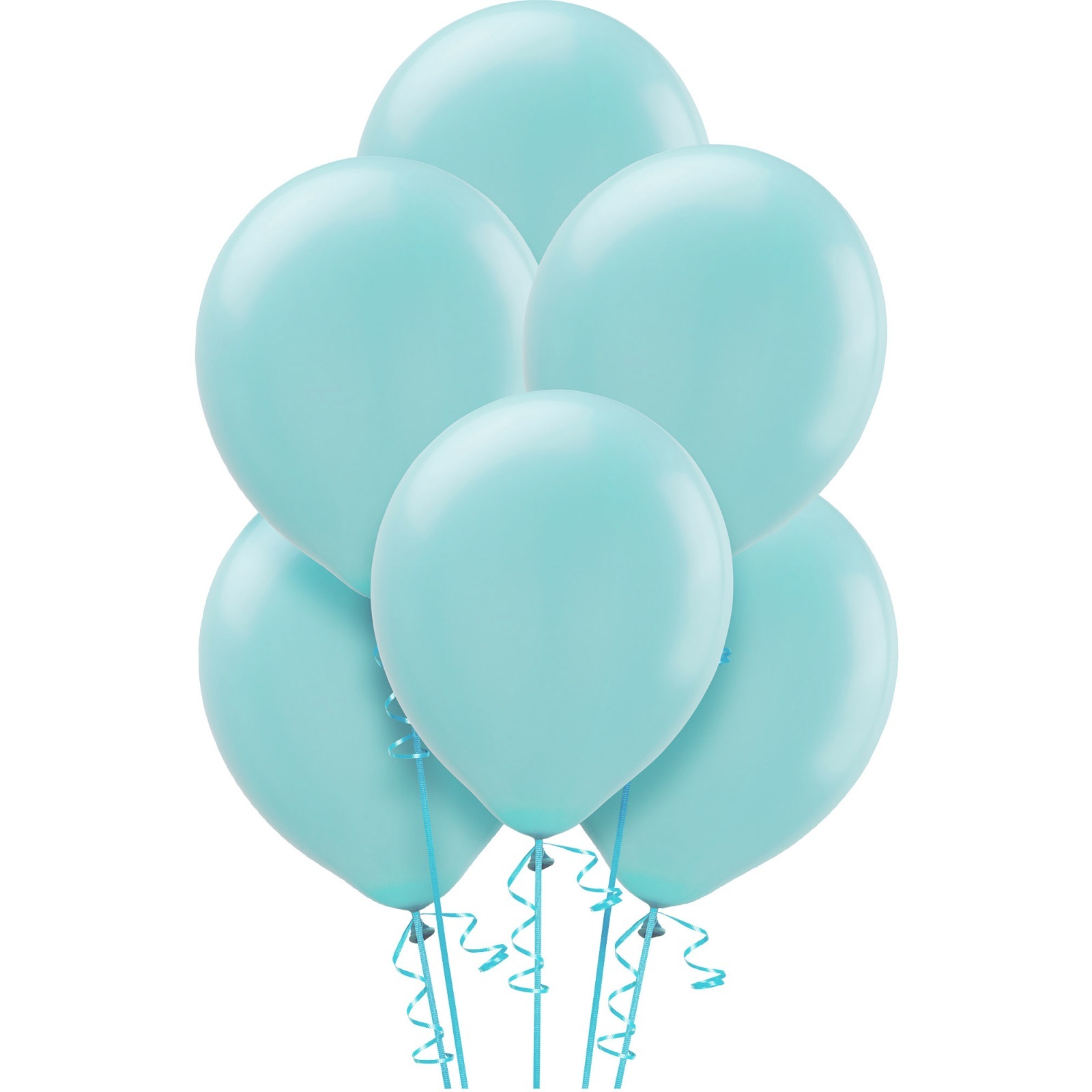 Caribbean Blue Balloons 30cm Round (Pack of 72)