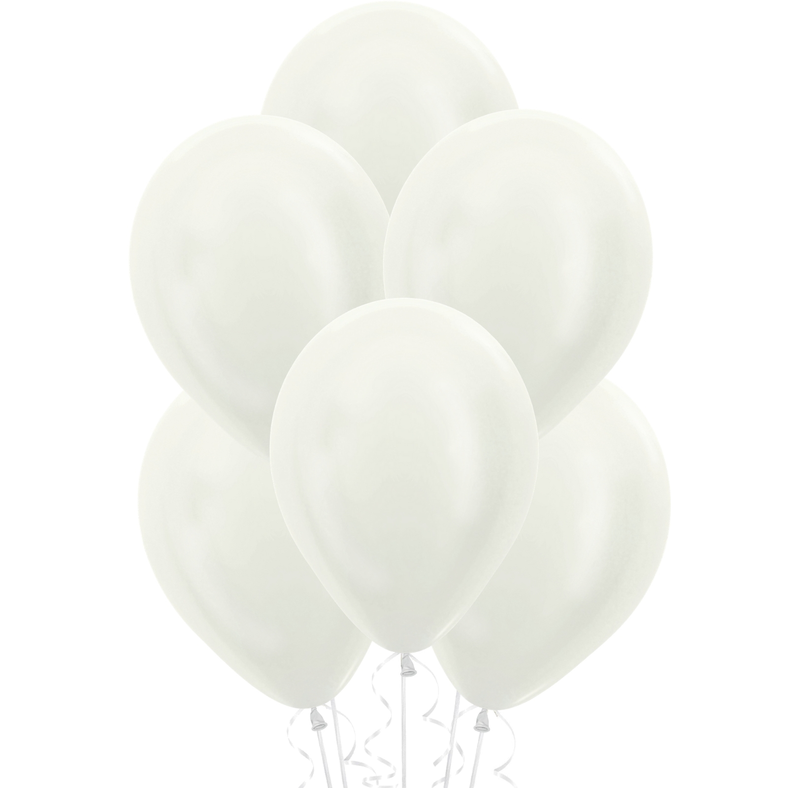White Pearl Balloons 30cm (Pack of 100)