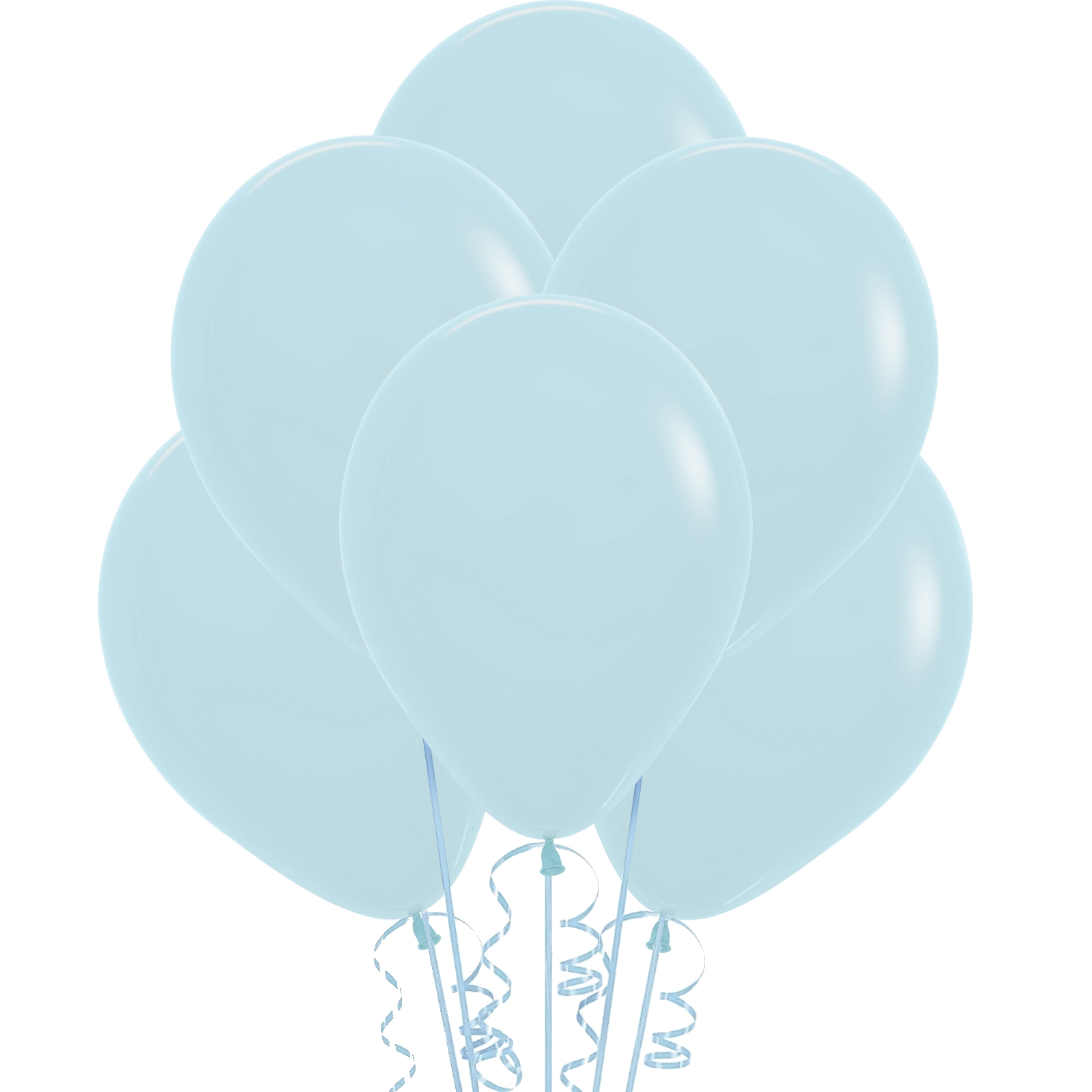 Pastel Macaron Blue Latex Round Balloons 30cm (Pack of 25) 
