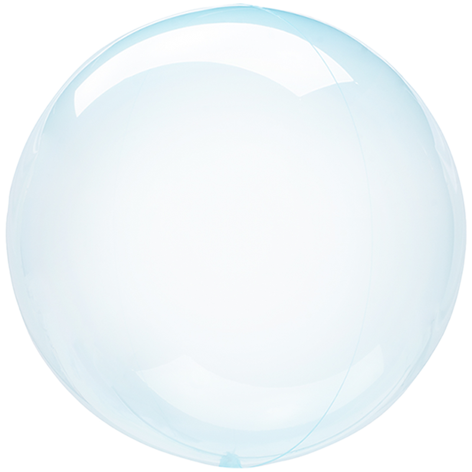 Crystal Clearz Blue Balloon 45cm