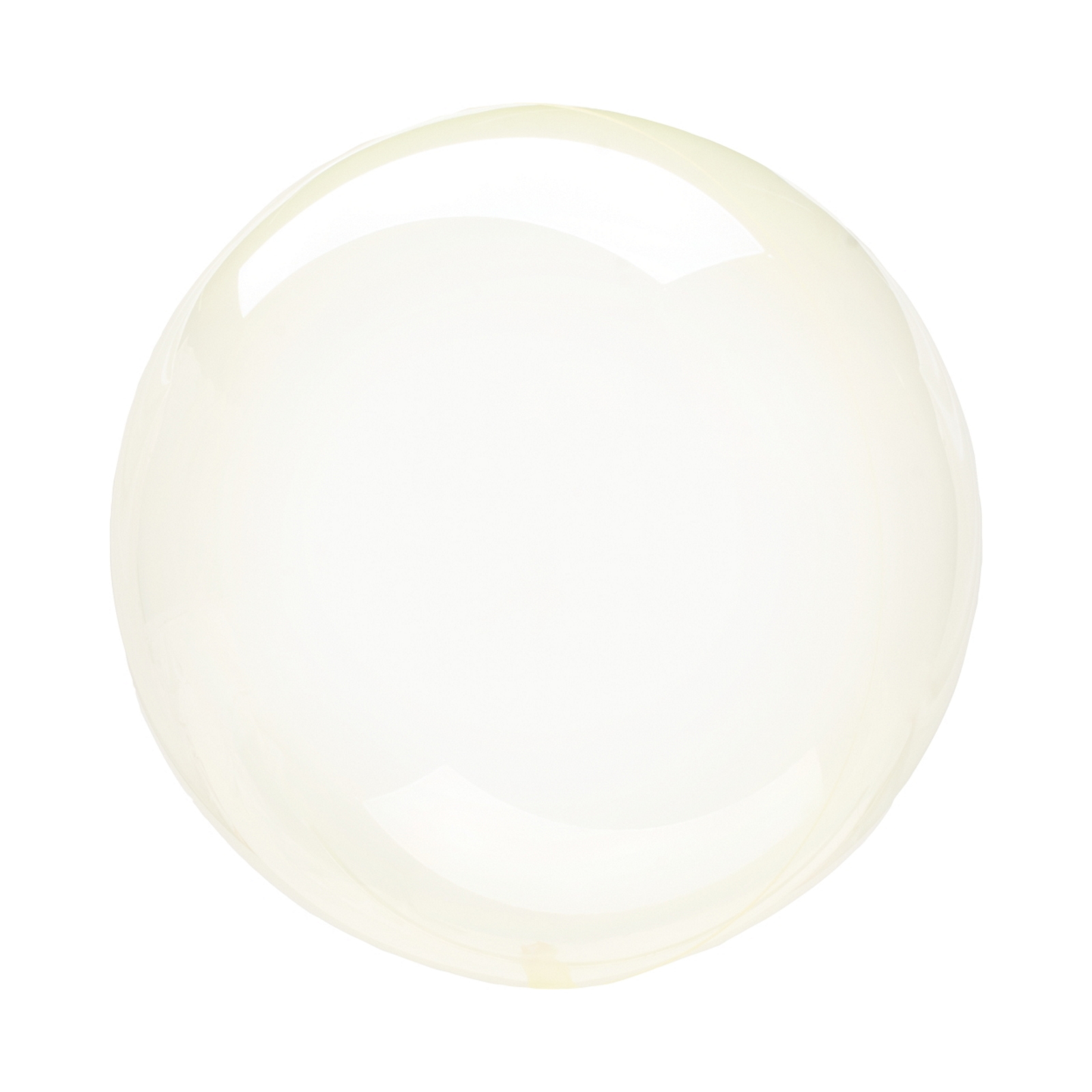 Crystal Clearz Petite Yellow Balloon 25cm