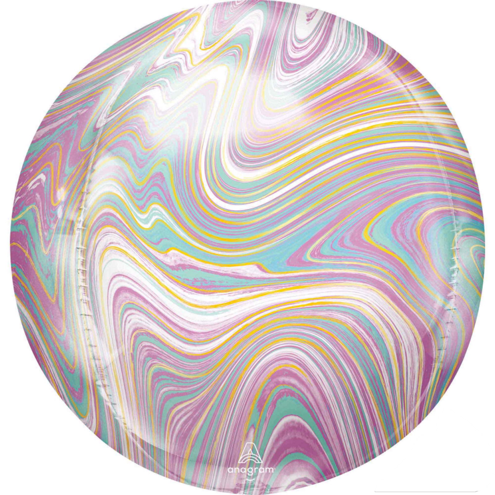 Orbz Marblez Pastel Helium Balloon