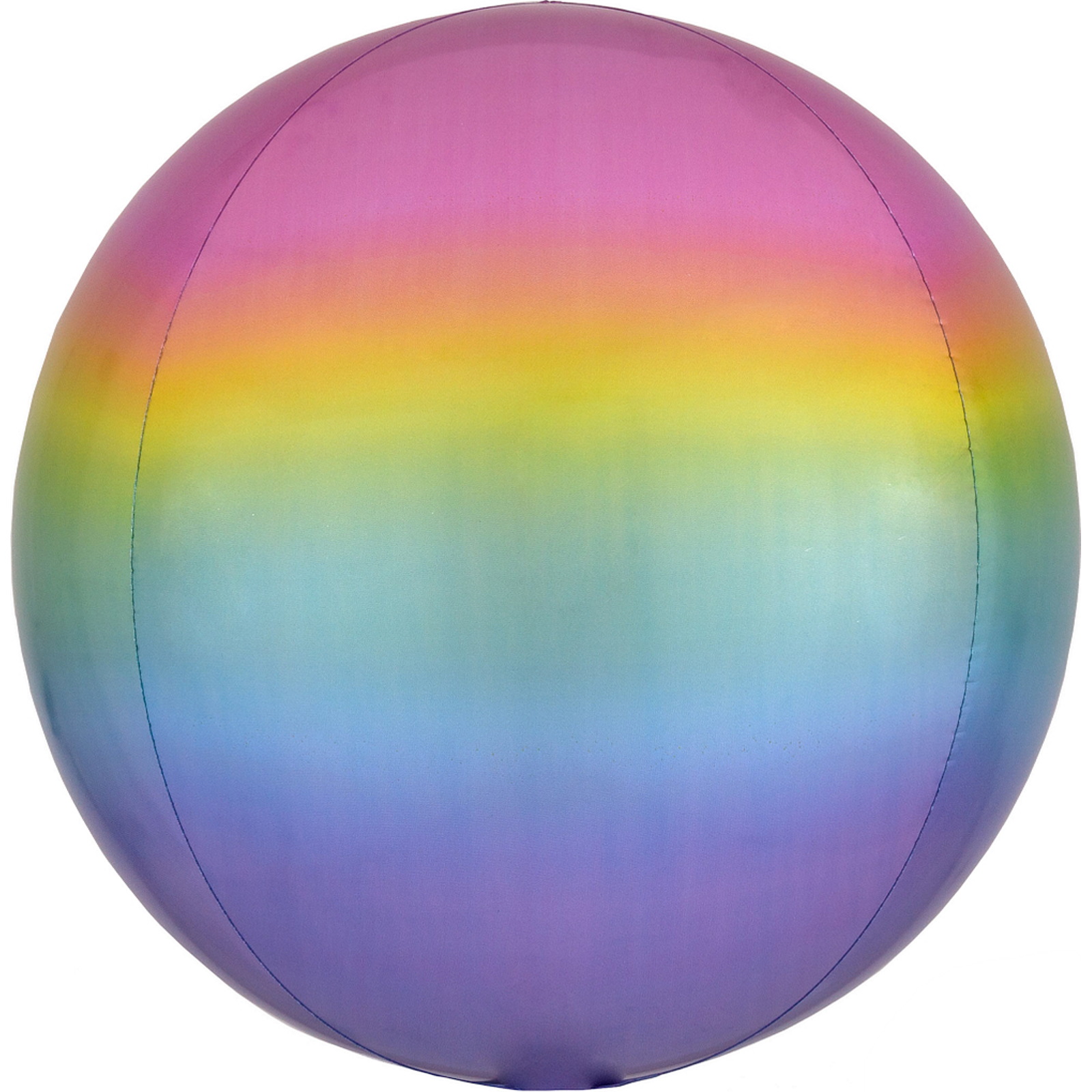 Orbz Pastel Rainbow Helium Balloon