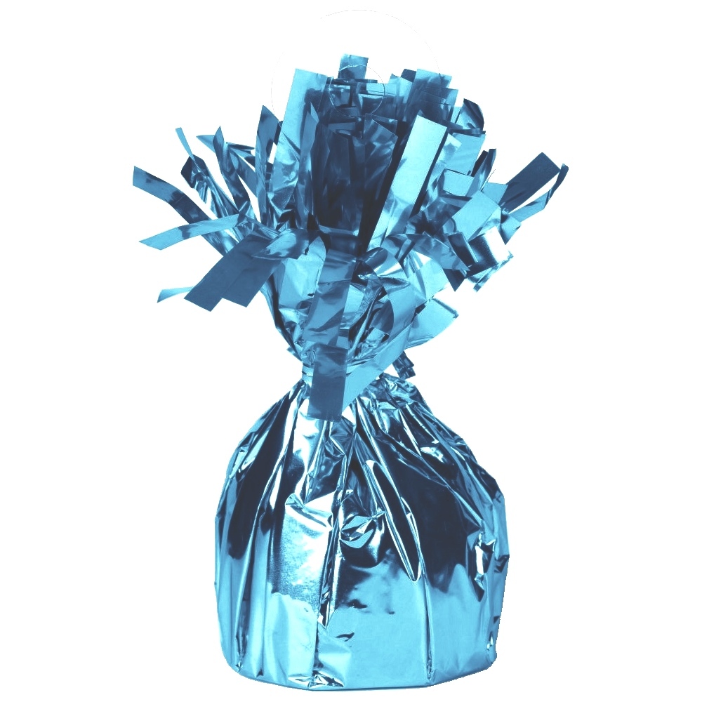 Light Blue Foil Balloon Weight