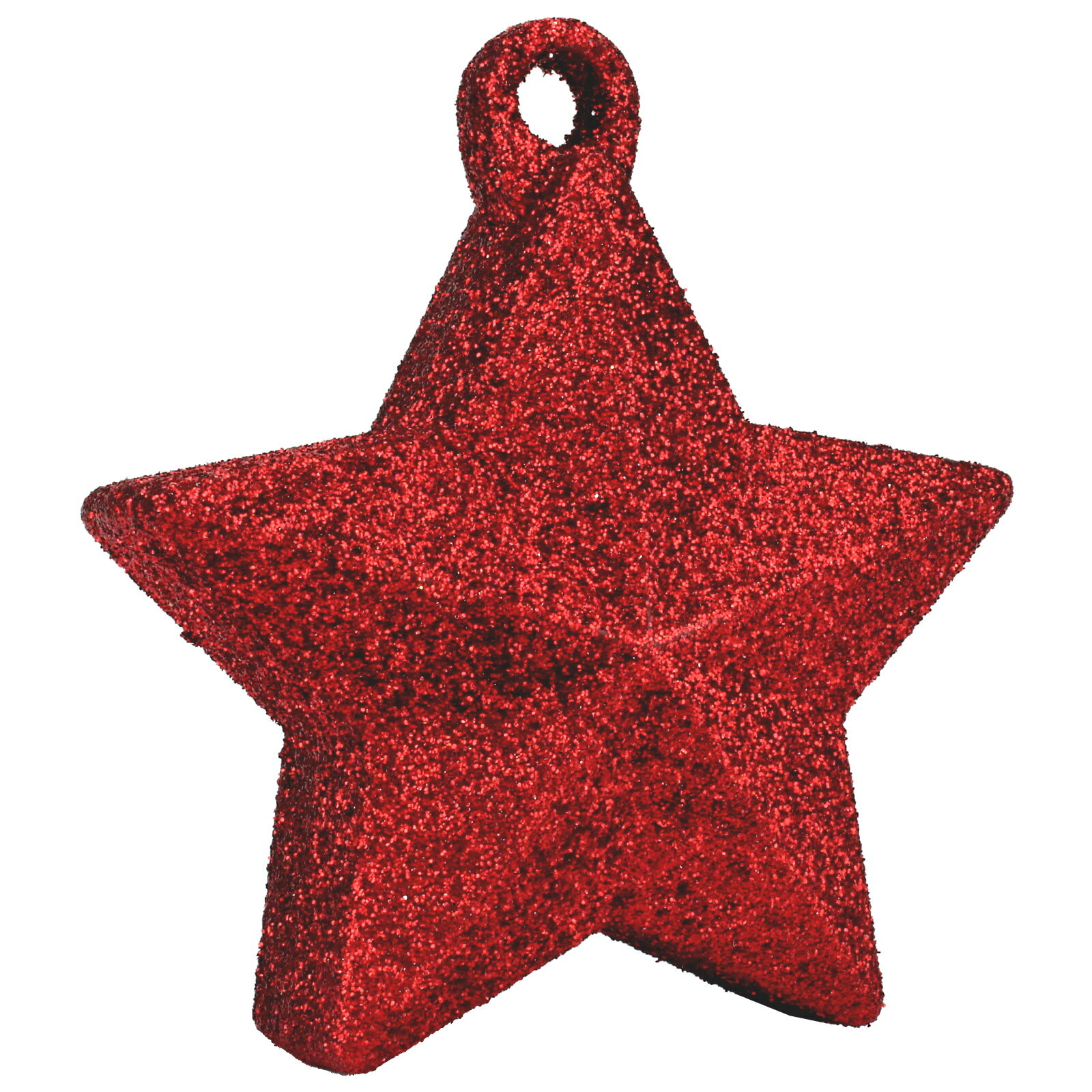 Red Glitter Star Balloon Weight