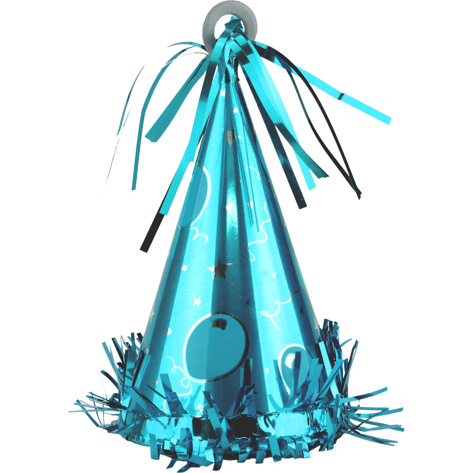 Caribbean Blue Party Hat Balloon Weight 
